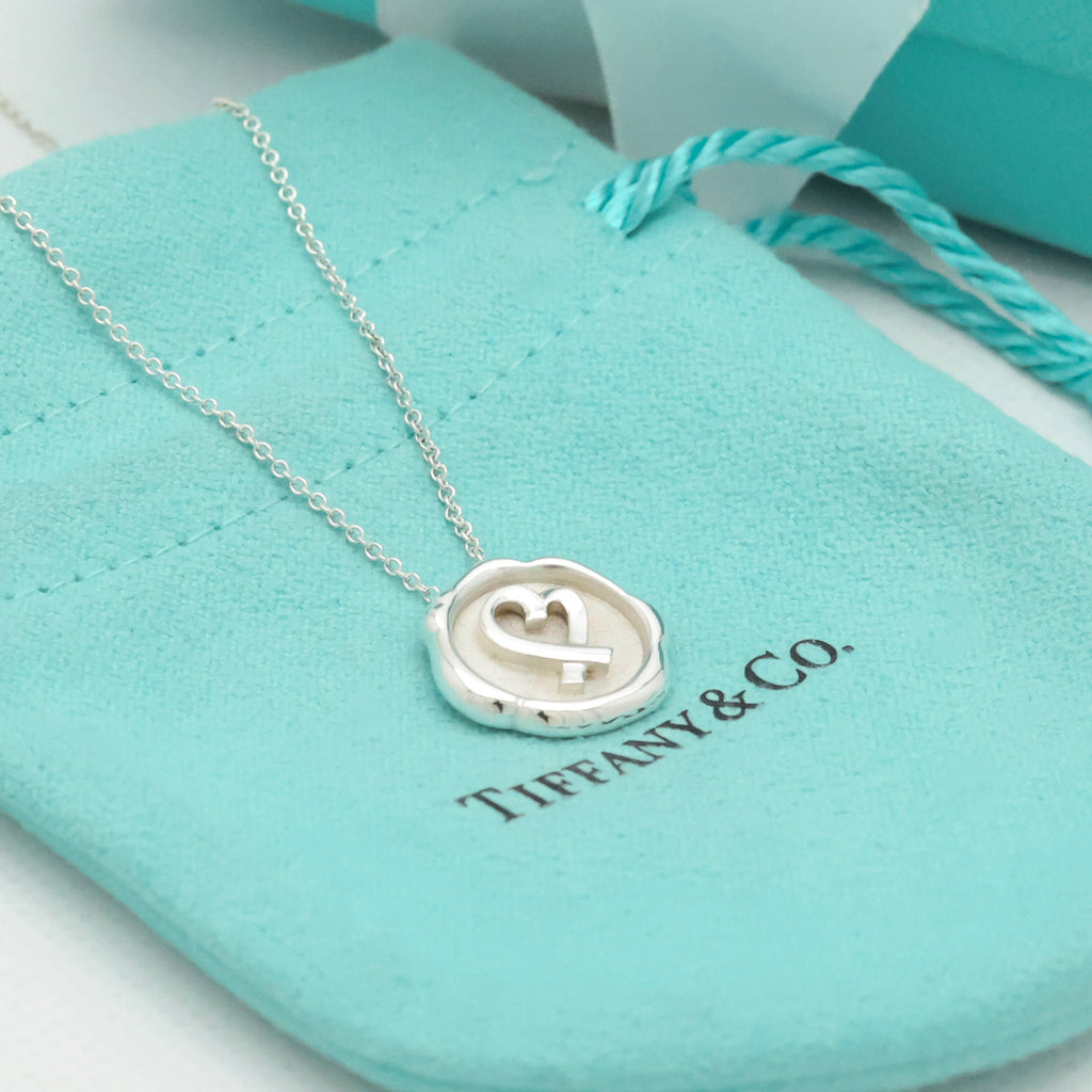 TIFFANY&Co. シーリング スタンプ ラビングハート パロマピカソ ネックレス AG925