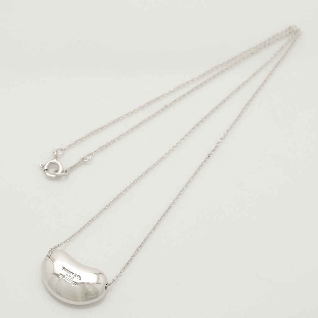  Tiffany & Co. Peretti Large  Bean Necklace  Sterling Silver 925 