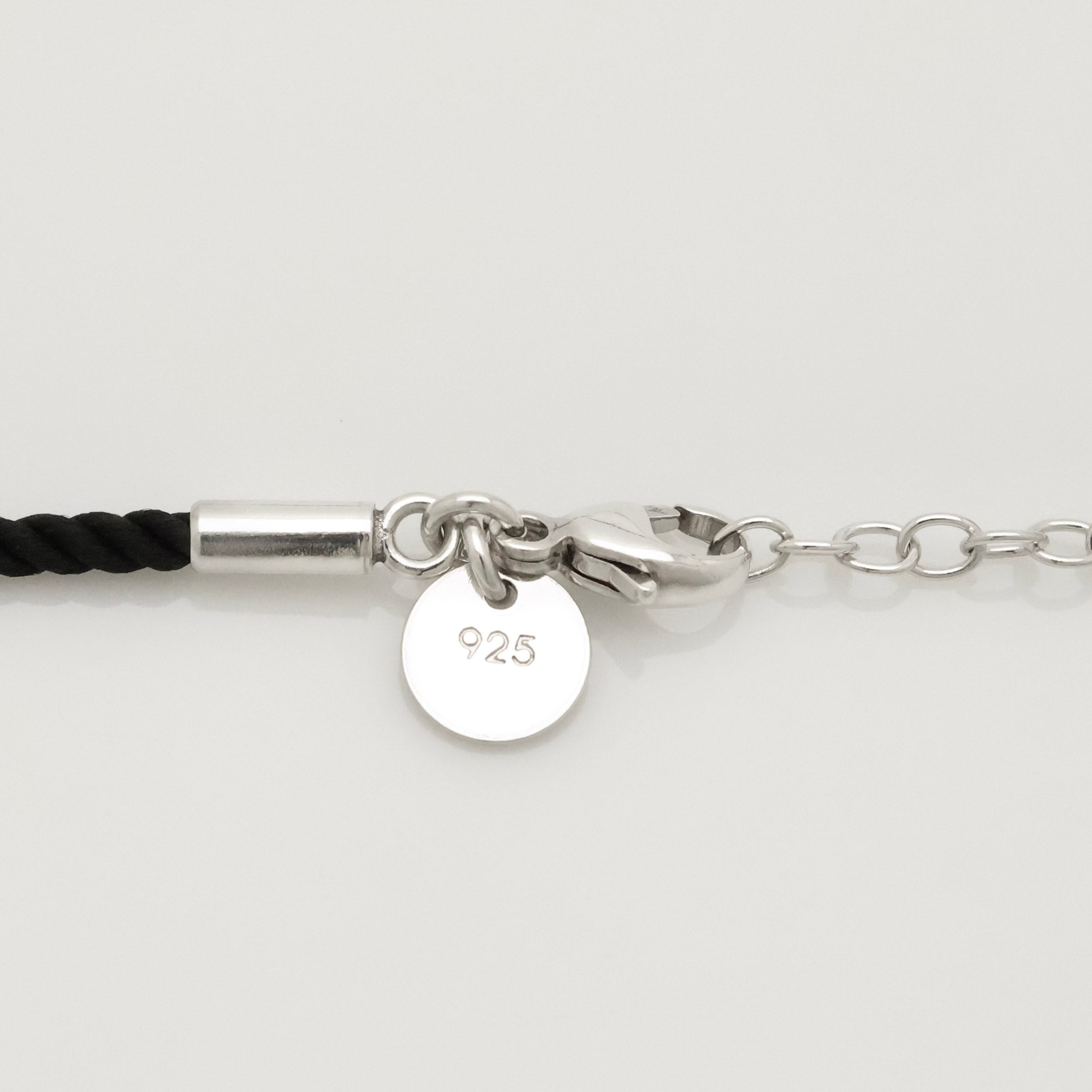 TIFFANY&Co. リターントゥ ティファニー ハート タグ ホワイト ボーン シルク コード ネックレス AG925