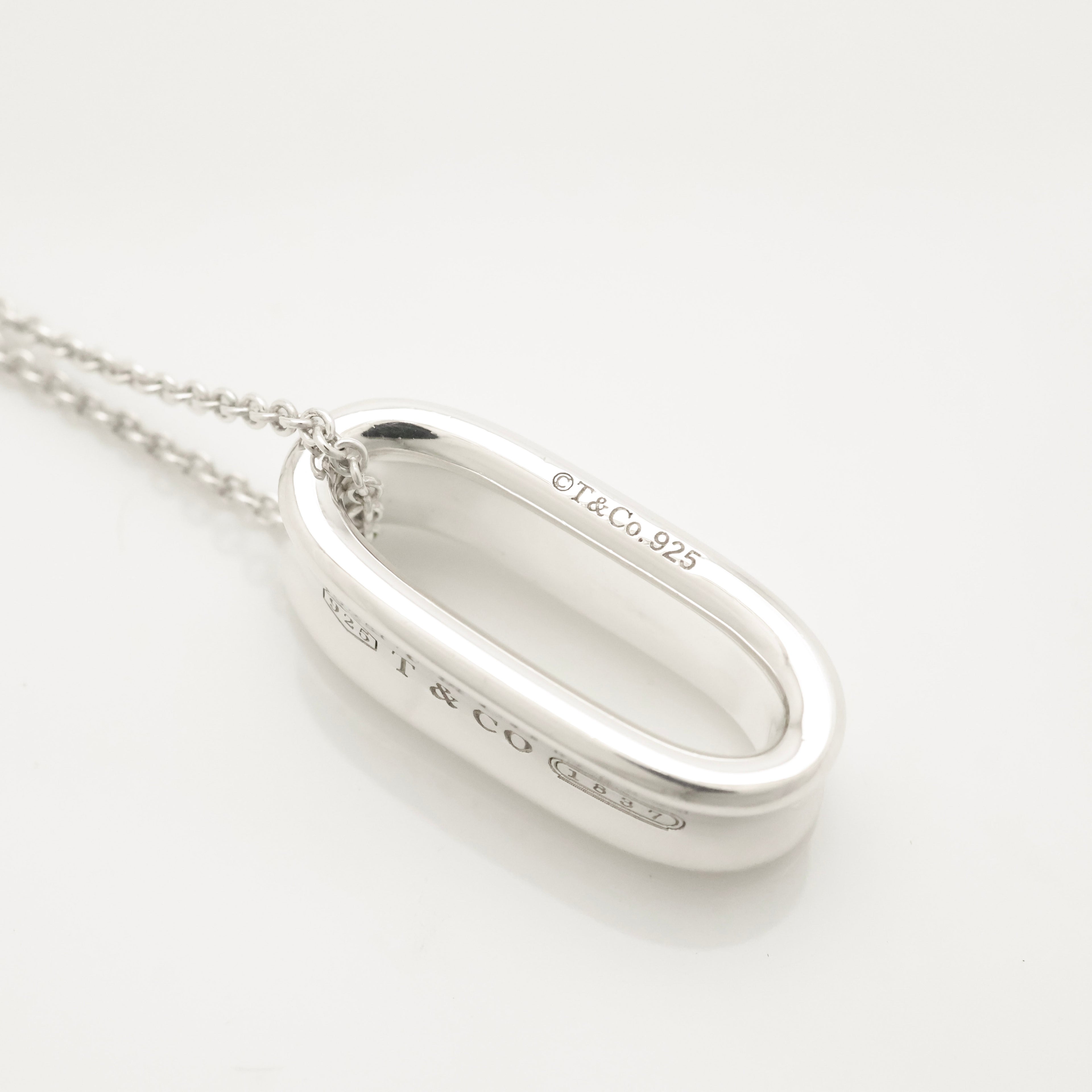 TIFFANY&Co. 1837 オーバル ループ ネックレス AG925