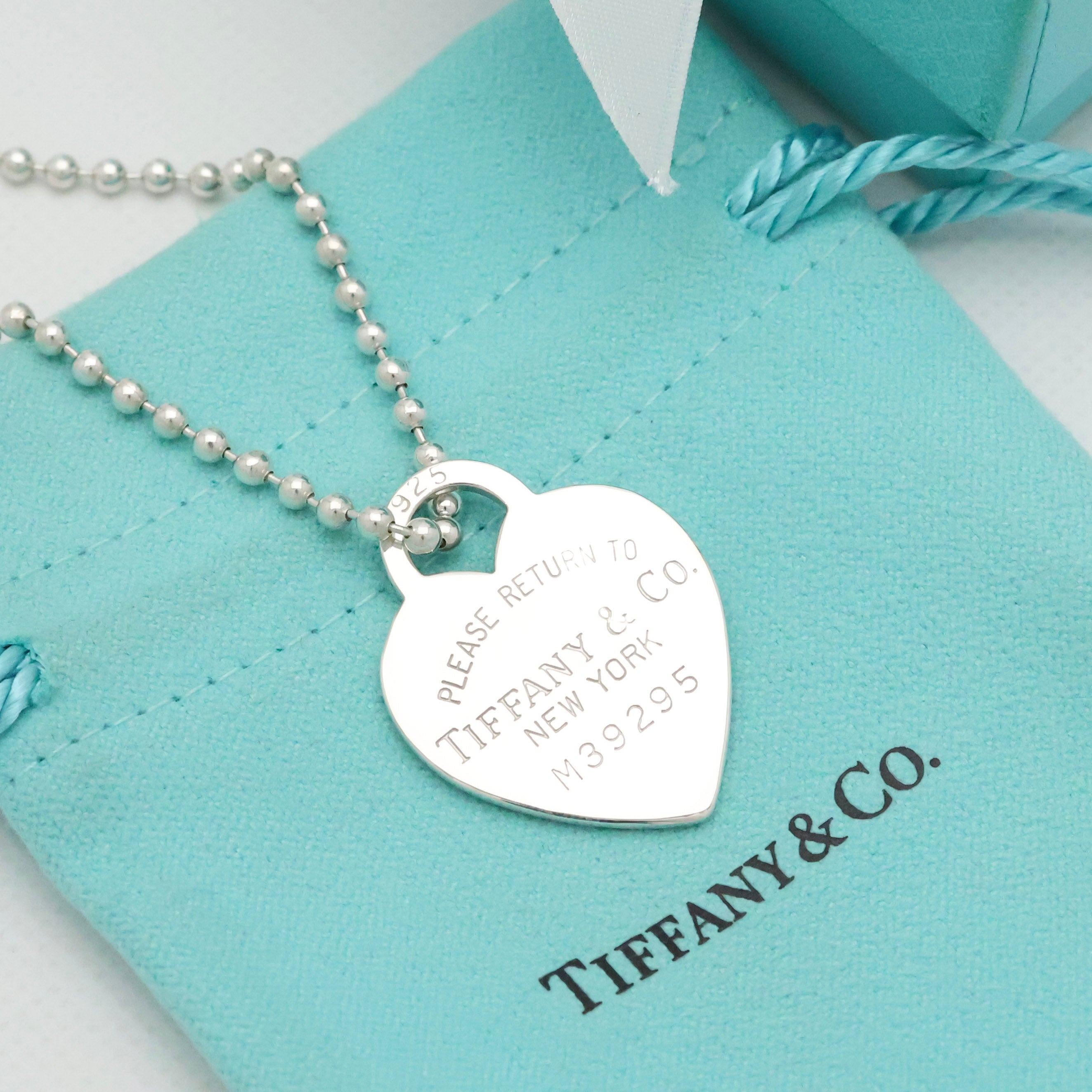 TIFFANY&Co. リターントゥ ティファニー ハート タグ ボール チェーン ネックレス AG925