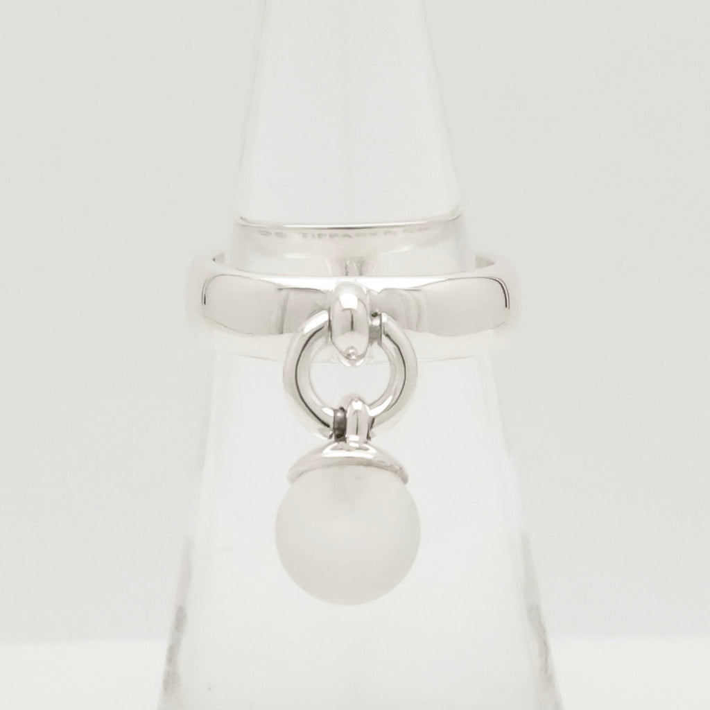 TIFFANY&Co. クォーツ ボール ダングル リング 10 号 AG925