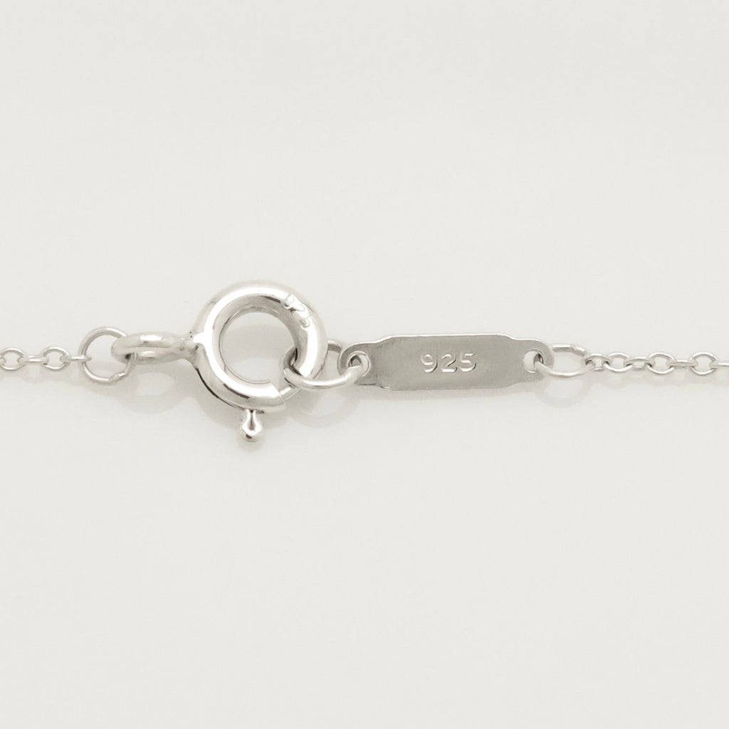 TIFFANY&Co. ノーツ バー 1P ダイヤモンド ネックレス AG925