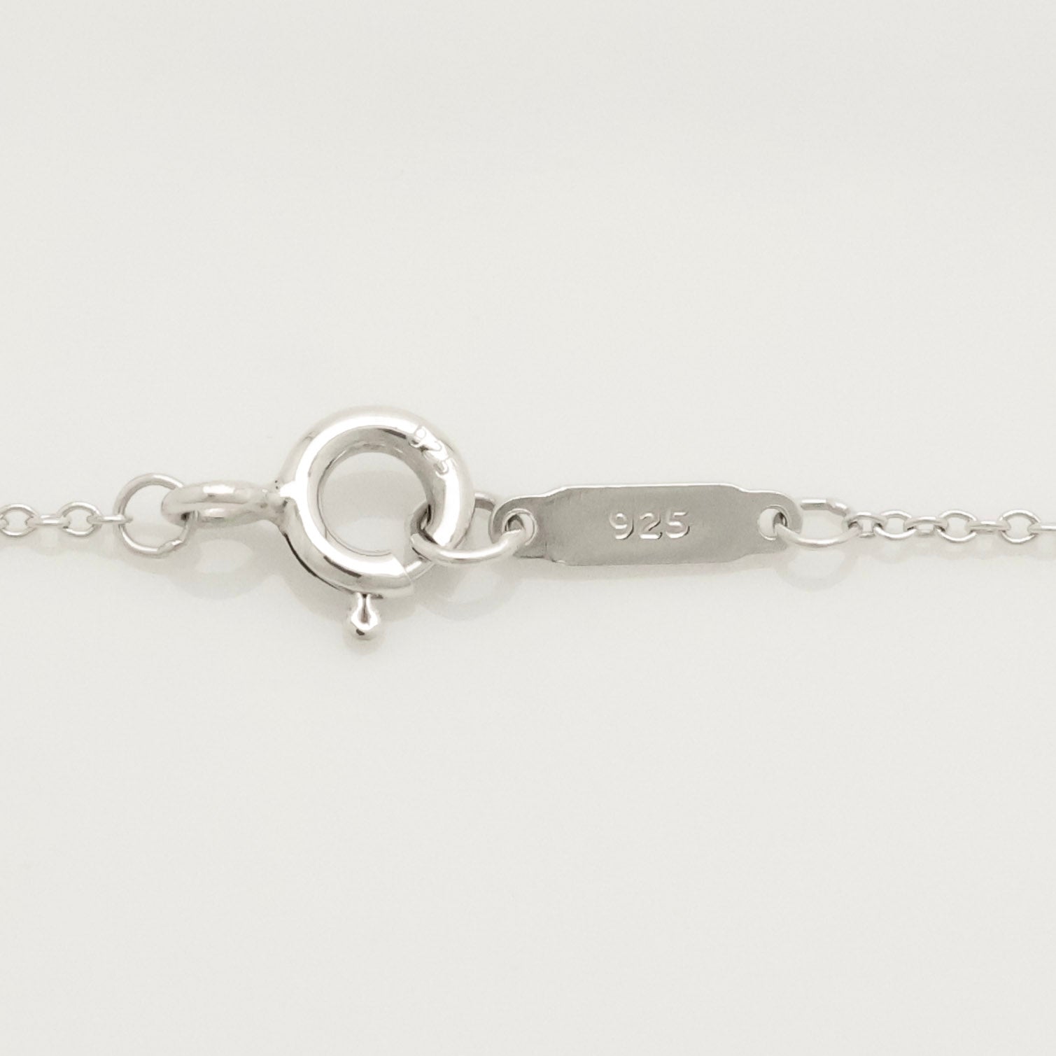 TIFFANY&Co. ノーツ バー 1P ダイヤモンド ネックレス AG925