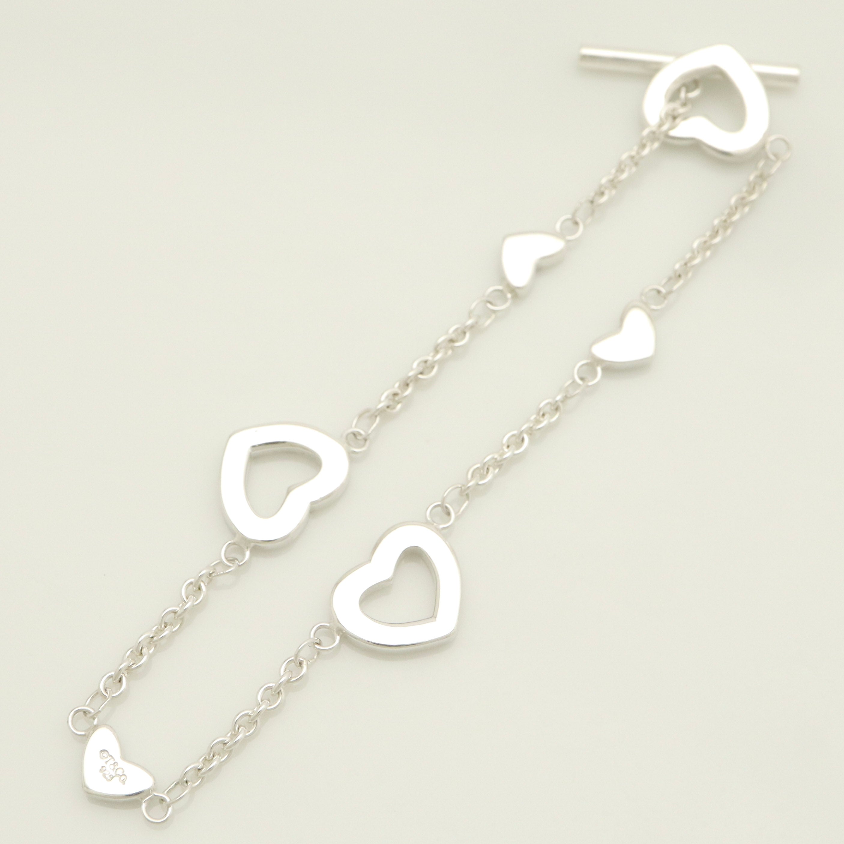 TIFFANY&Co.  ハート リンク ラリアット ブレスレット AG925