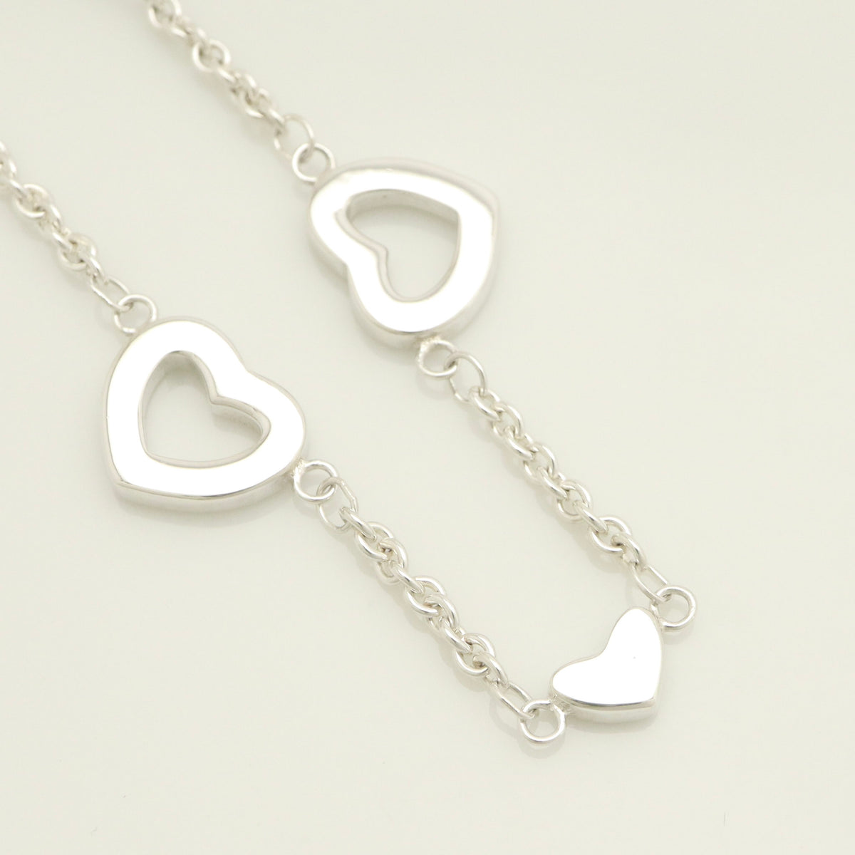 TIFFANY&Co.  ハート リンク ラリアット ブレスレット AG925