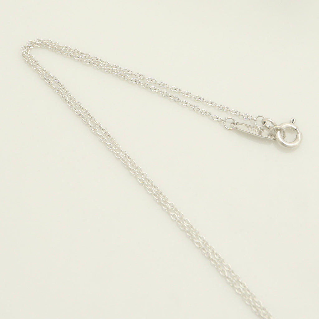 Tiffany & Co. Notes I LOVE YOU Heart Pendant Necklace Sterling Silver 925
