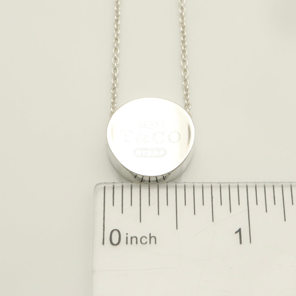 Tiffany & Co. 1837 Concave Circle Necklace Sterling Silver 925