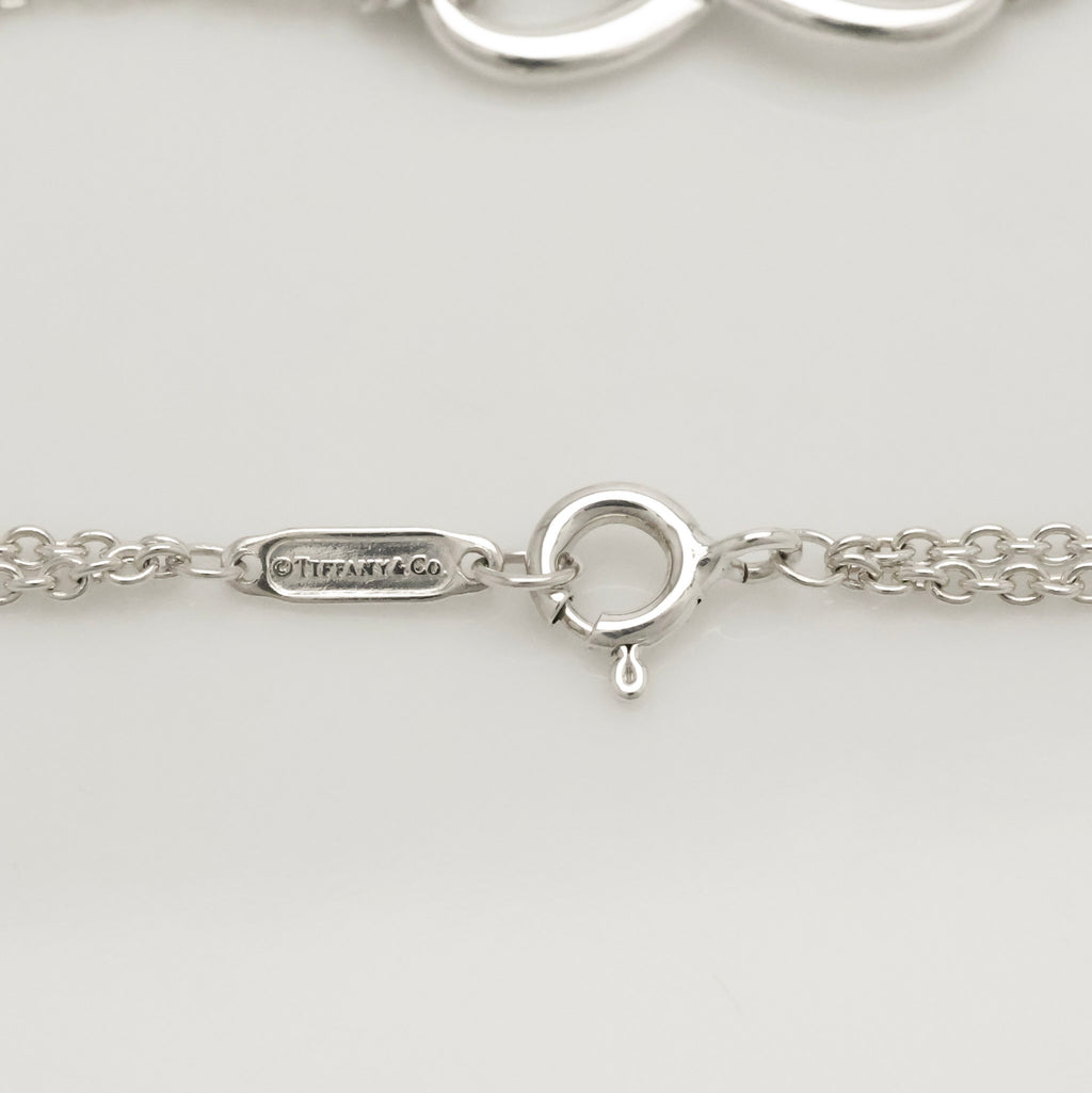 TIFFANY&Co. インフィニティ ダブル チェーン ブレスレット AG925