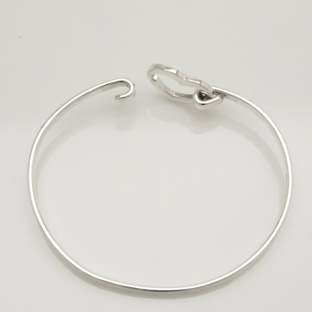 TIFFANY&Co. ハート リンク バングル ブレスレット AG925