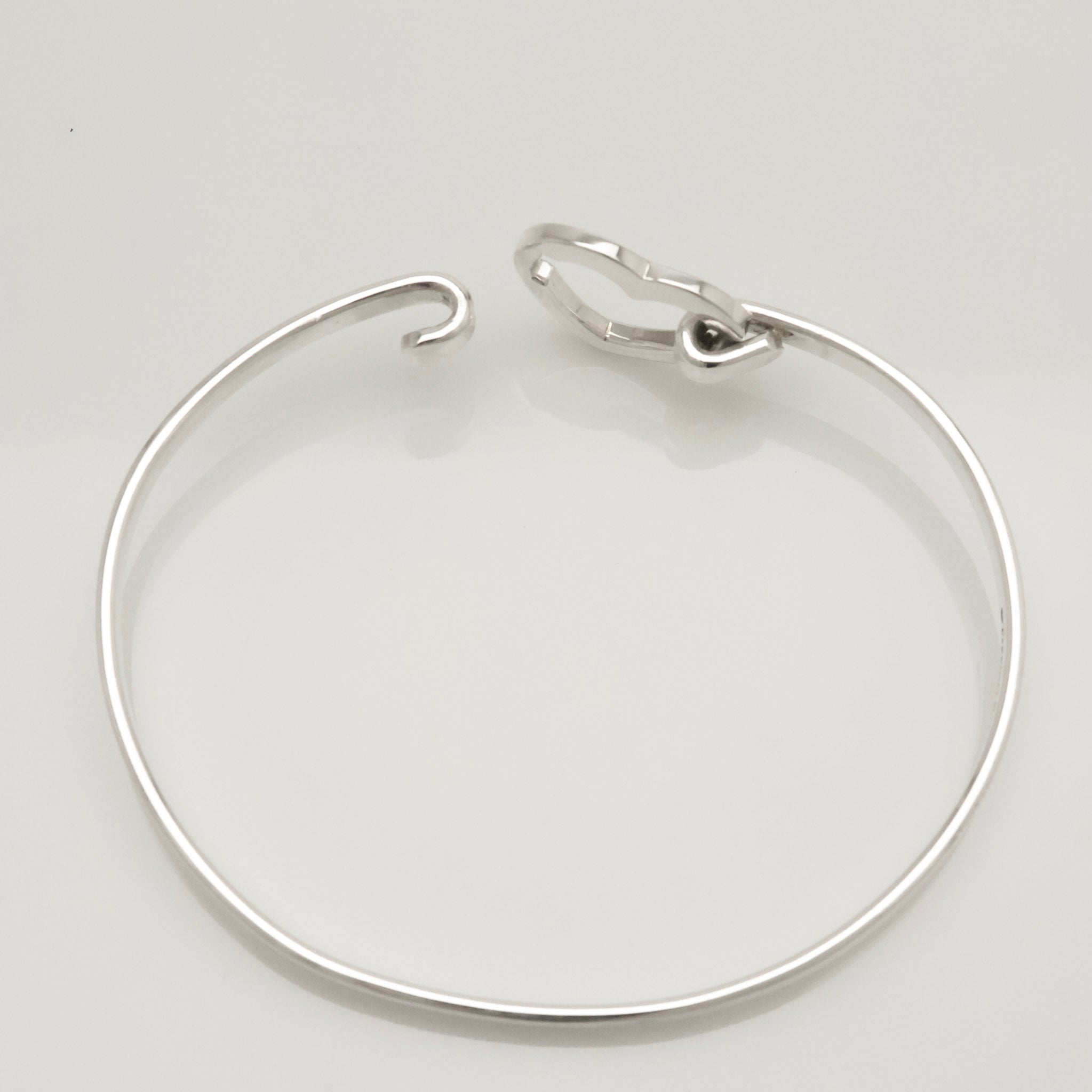 TIFFANY&Co. ハート リンク バングル ブレスレット AG925