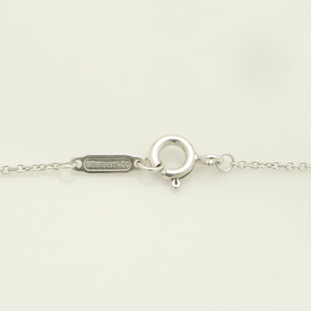 Tiffany & Co. 1837 Interlocking Circles Lariat Necklace Sterling Silver 925