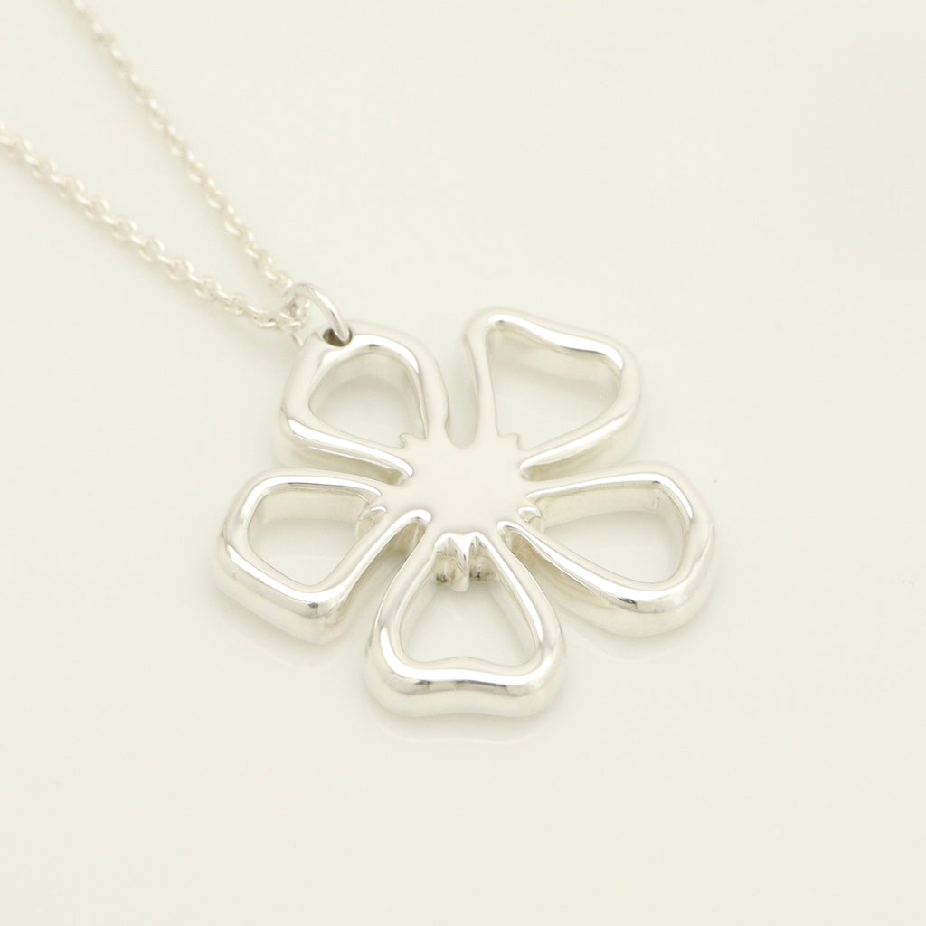 TIFFANY＆Co. ハイビスカス フラワー ネックレス AG925