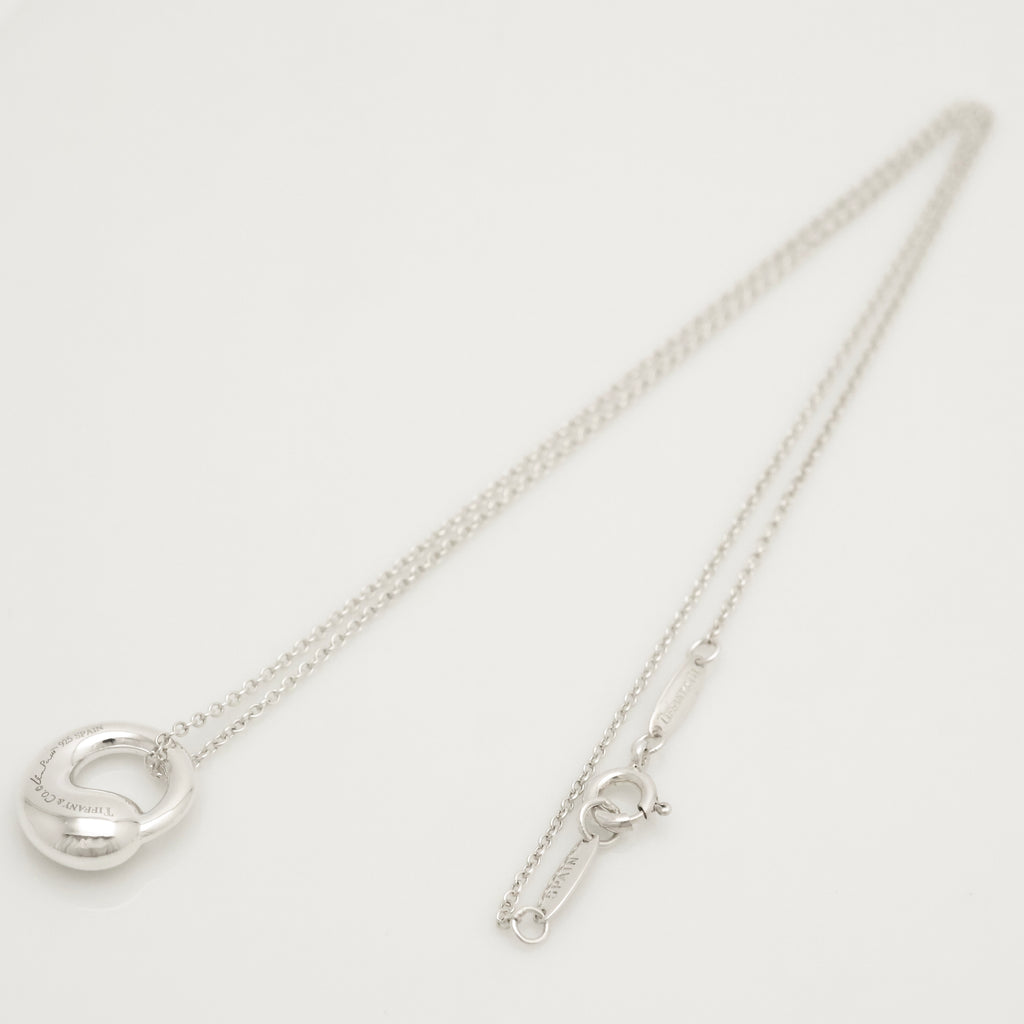 Tiffany & Co. MEDIUM Eternal Circle Necklace Sterling Silver 925 
