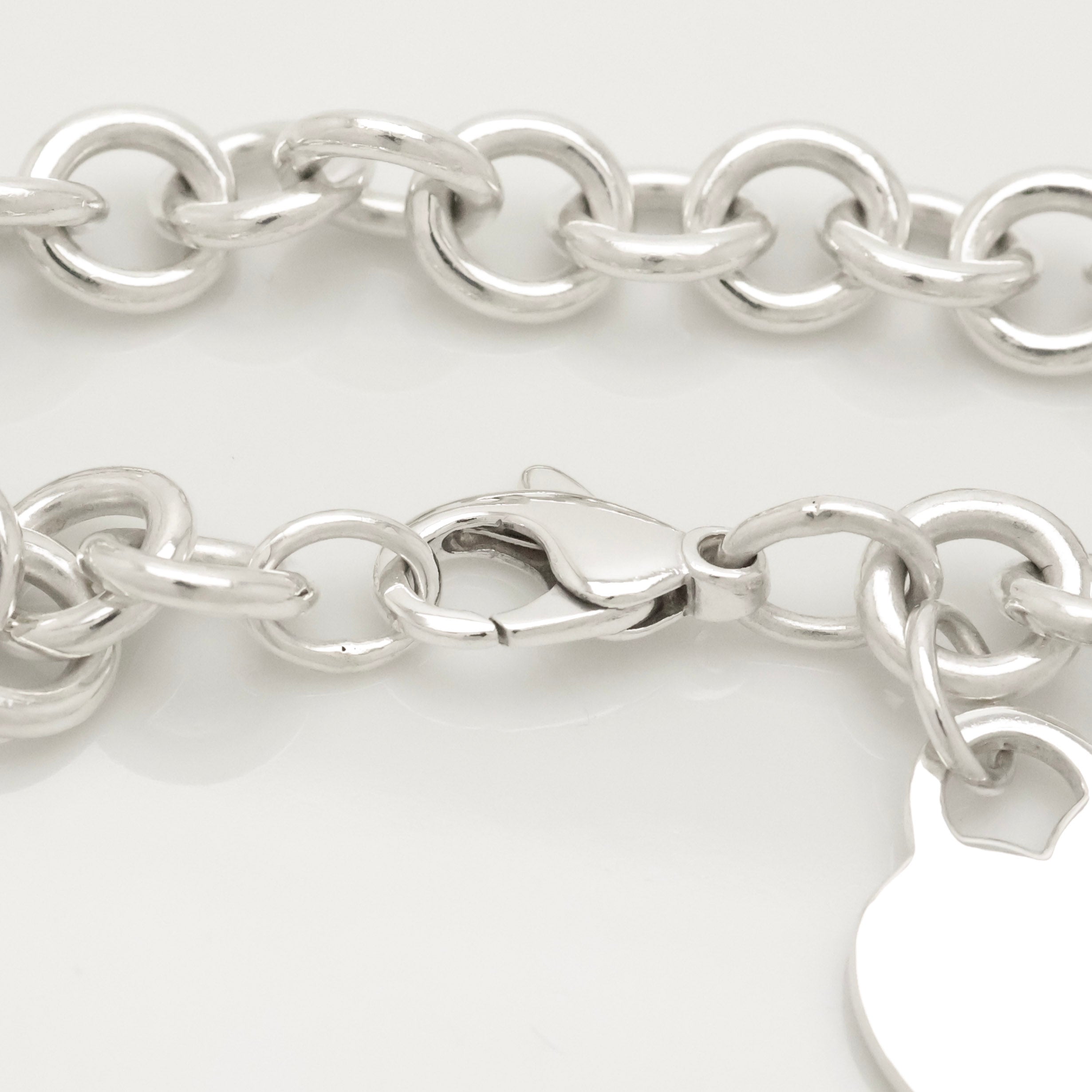 TIFFANY&Co. ハート タグ チェーン ブレスレット AG925
