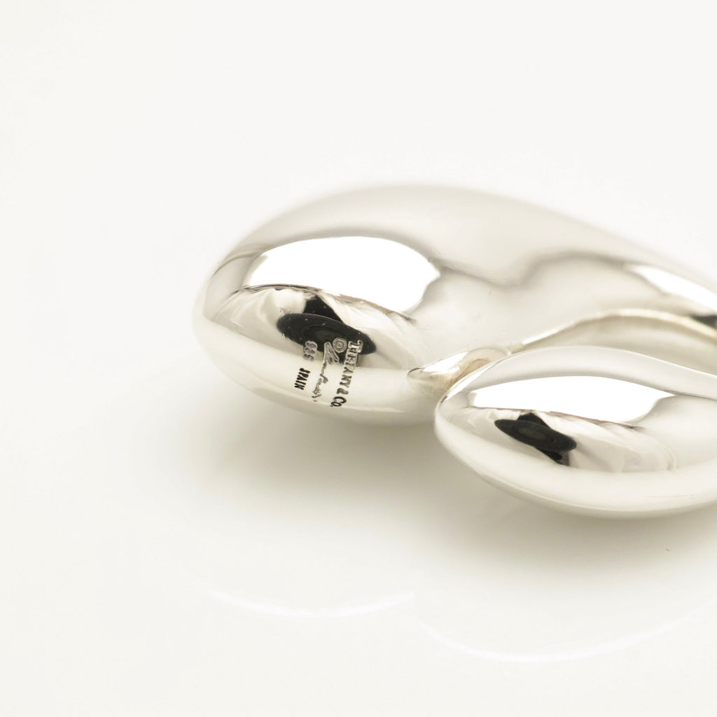 TIFFANY&Co. ダブル ティアドロップ エルサペレッティ チャーム AG925