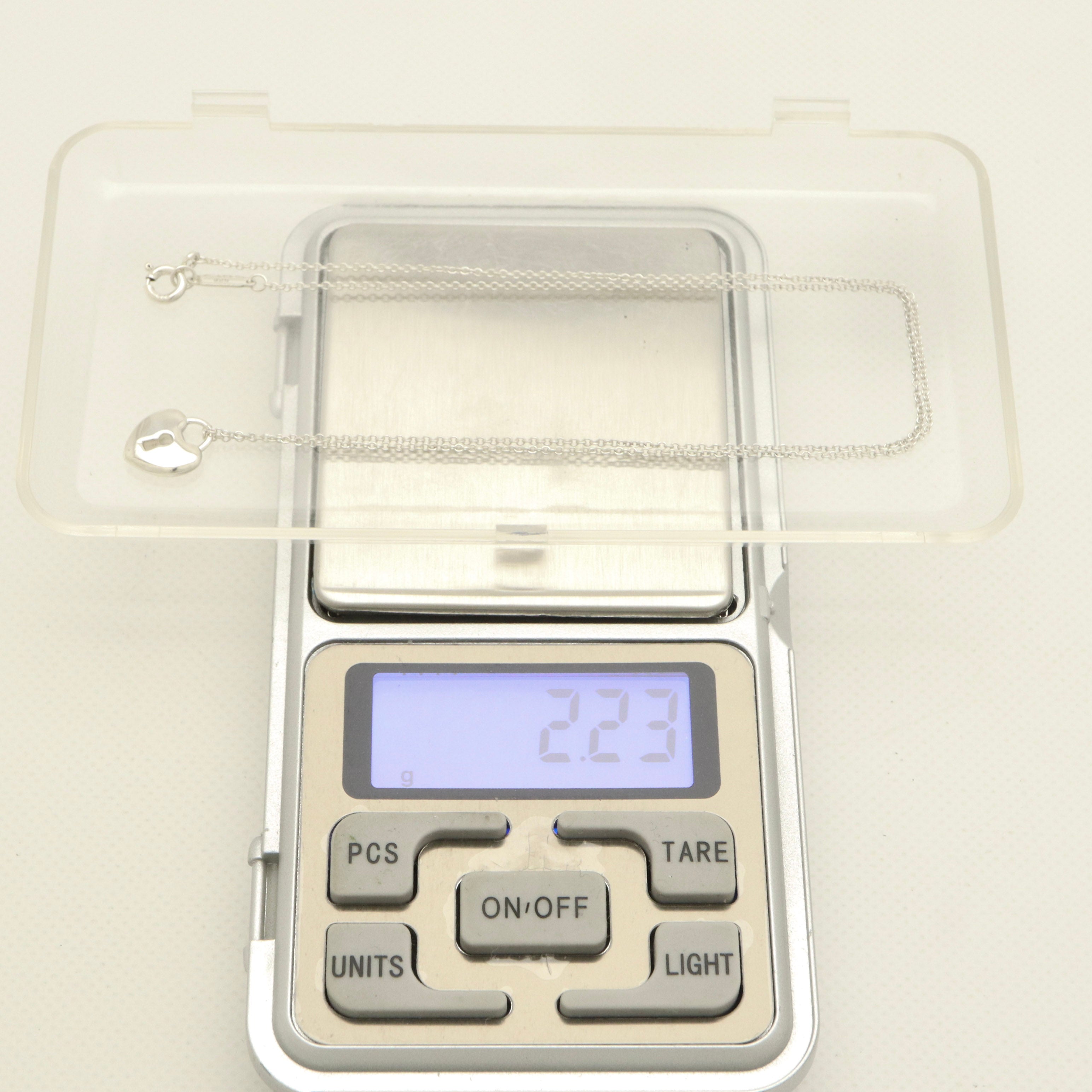 TIFFANY&Co. ハート ロック ネックレス AG925