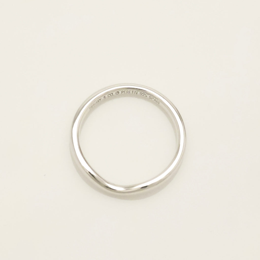 TIFFANY&Co. カーブド エルサペレッティ バンド リング 9 号 AG925