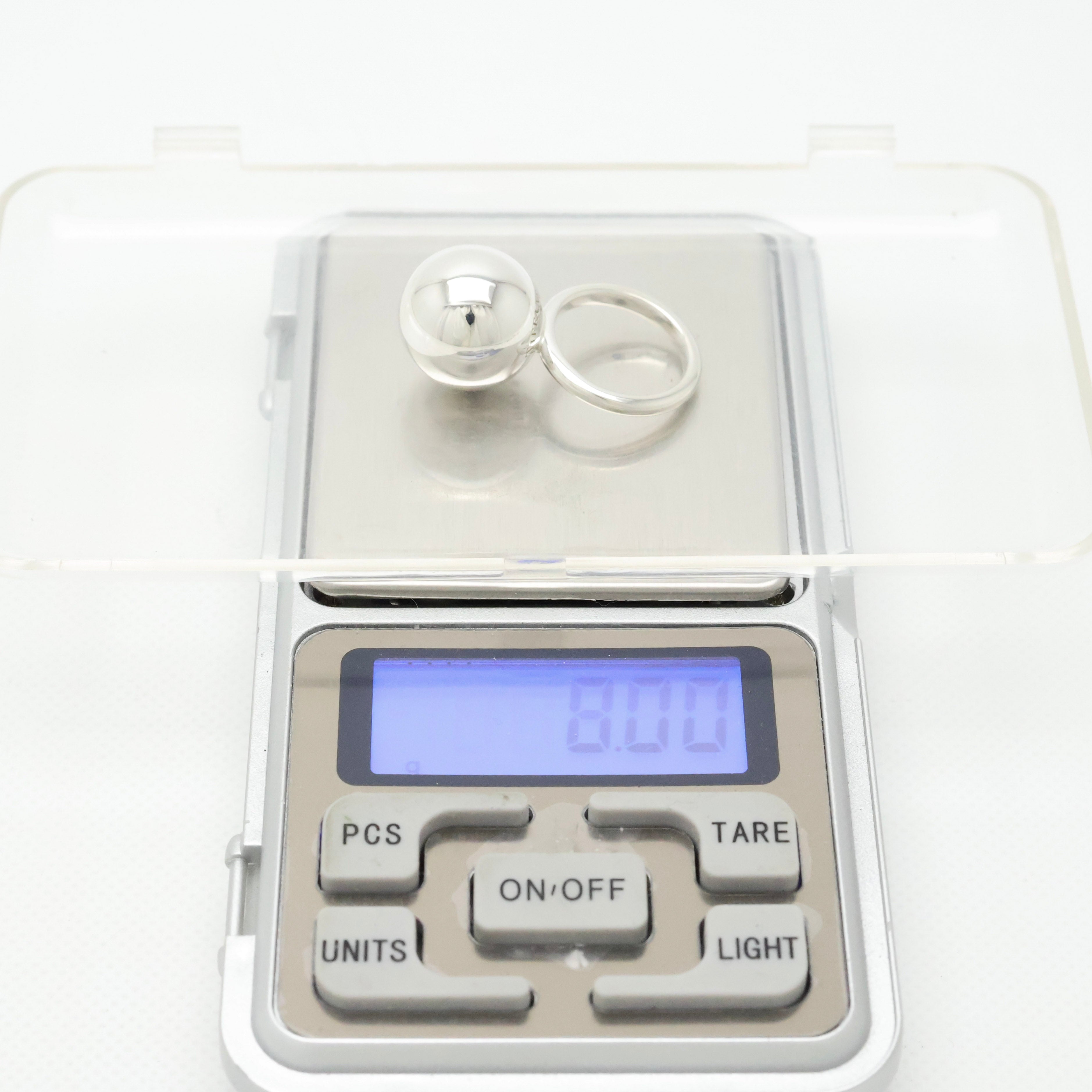 TIFFANY&Co. ハードウェア 15.5mm ボール リング 6 号 AG925