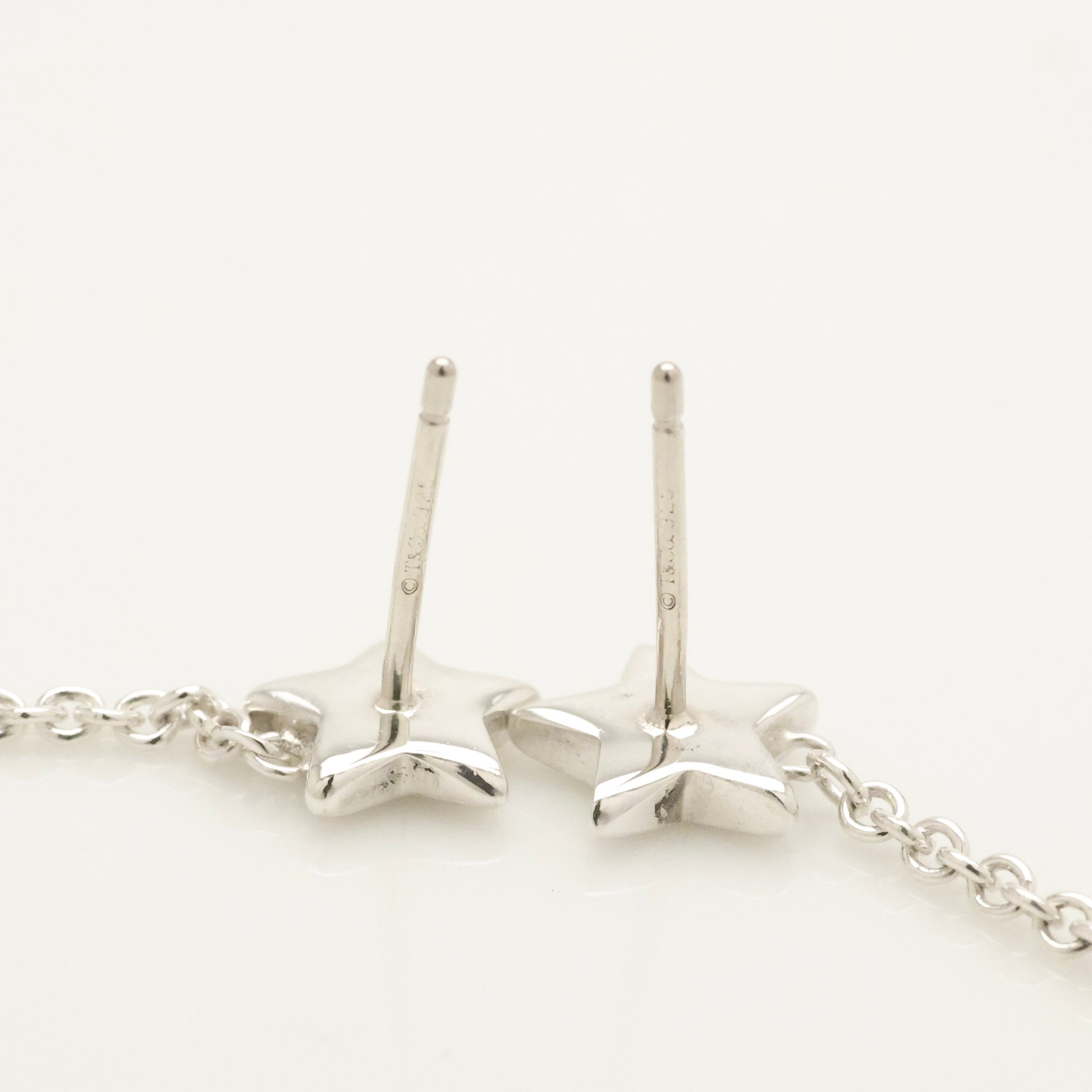 TIFFANY&Co. スター リンク ドロップ スタッド ピアス AG925