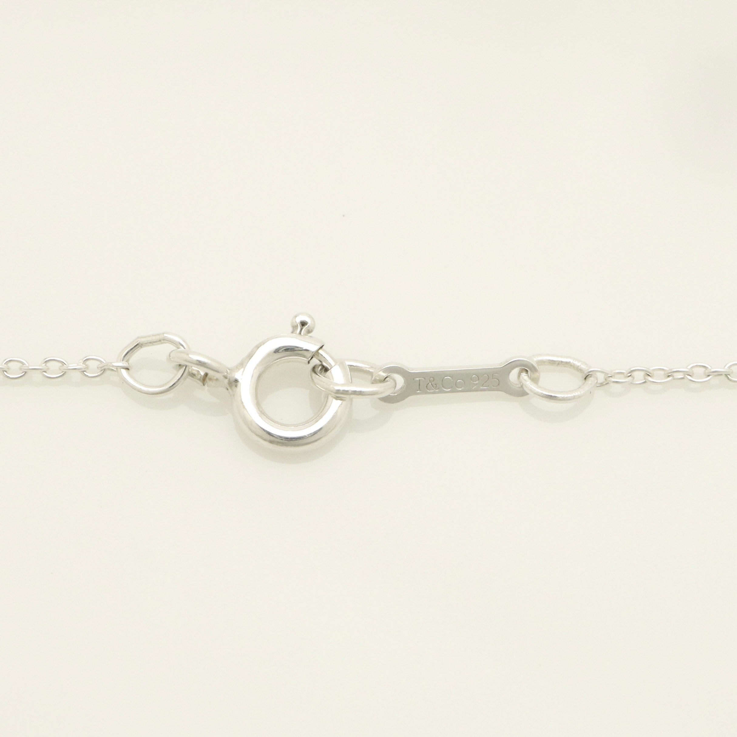  Tiffany & Co. Small Cross Pendant Necklace  Sterling Silver 925 