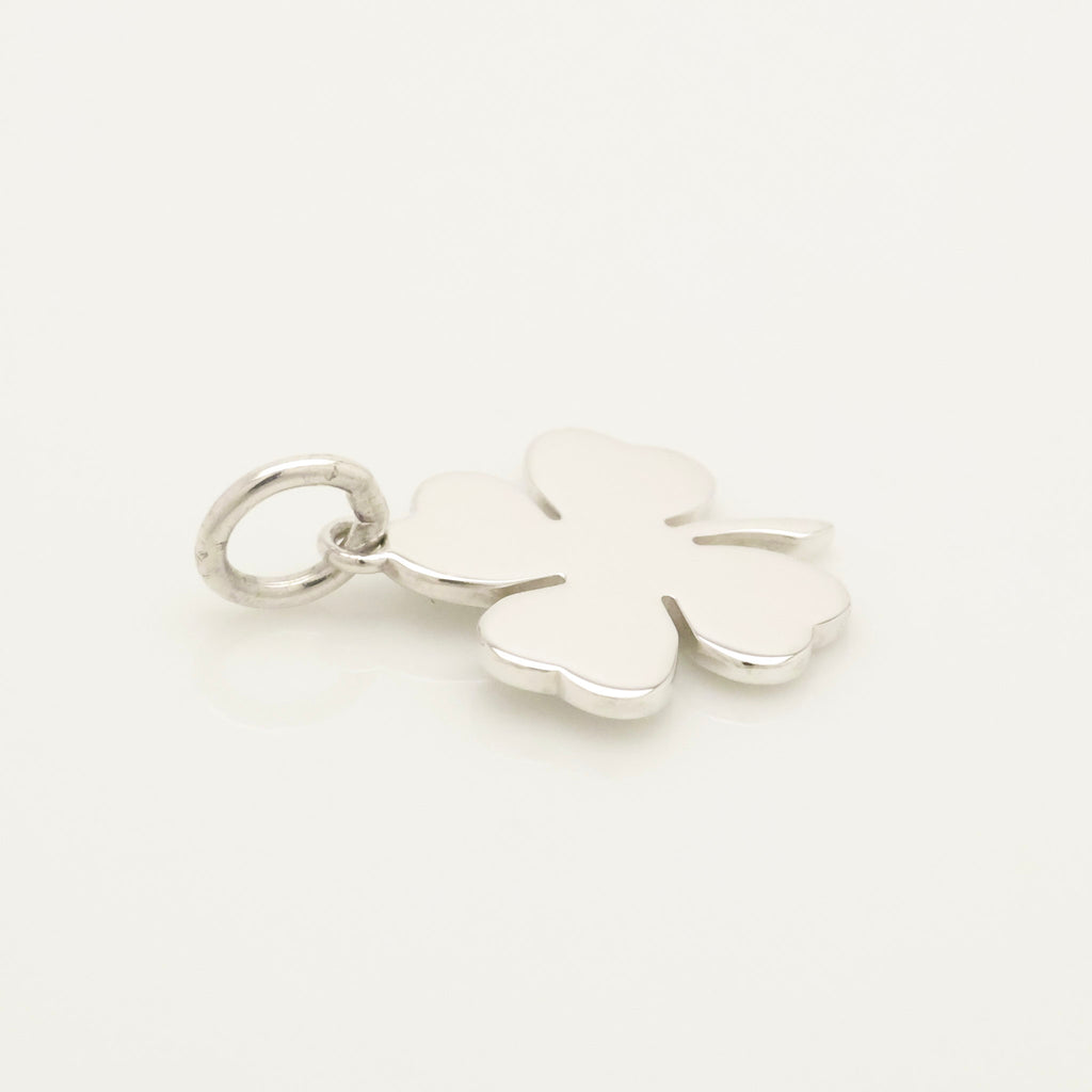 Tiffany & Co. Four Leaf Clover Pendant Charm Sterling Silver 925 