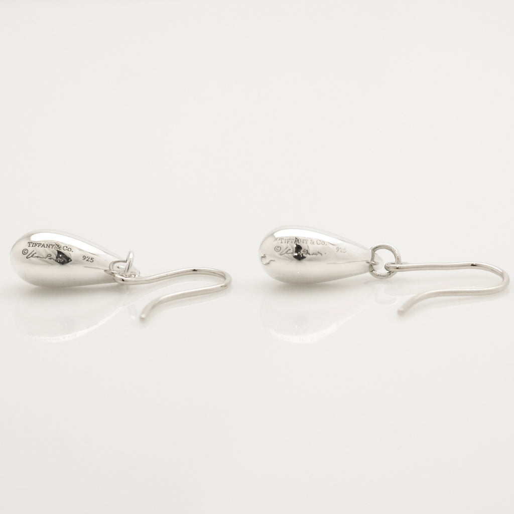 Tiffany & Co. Peretti Teardrop Dangle Earrings Sterling Silver 925
