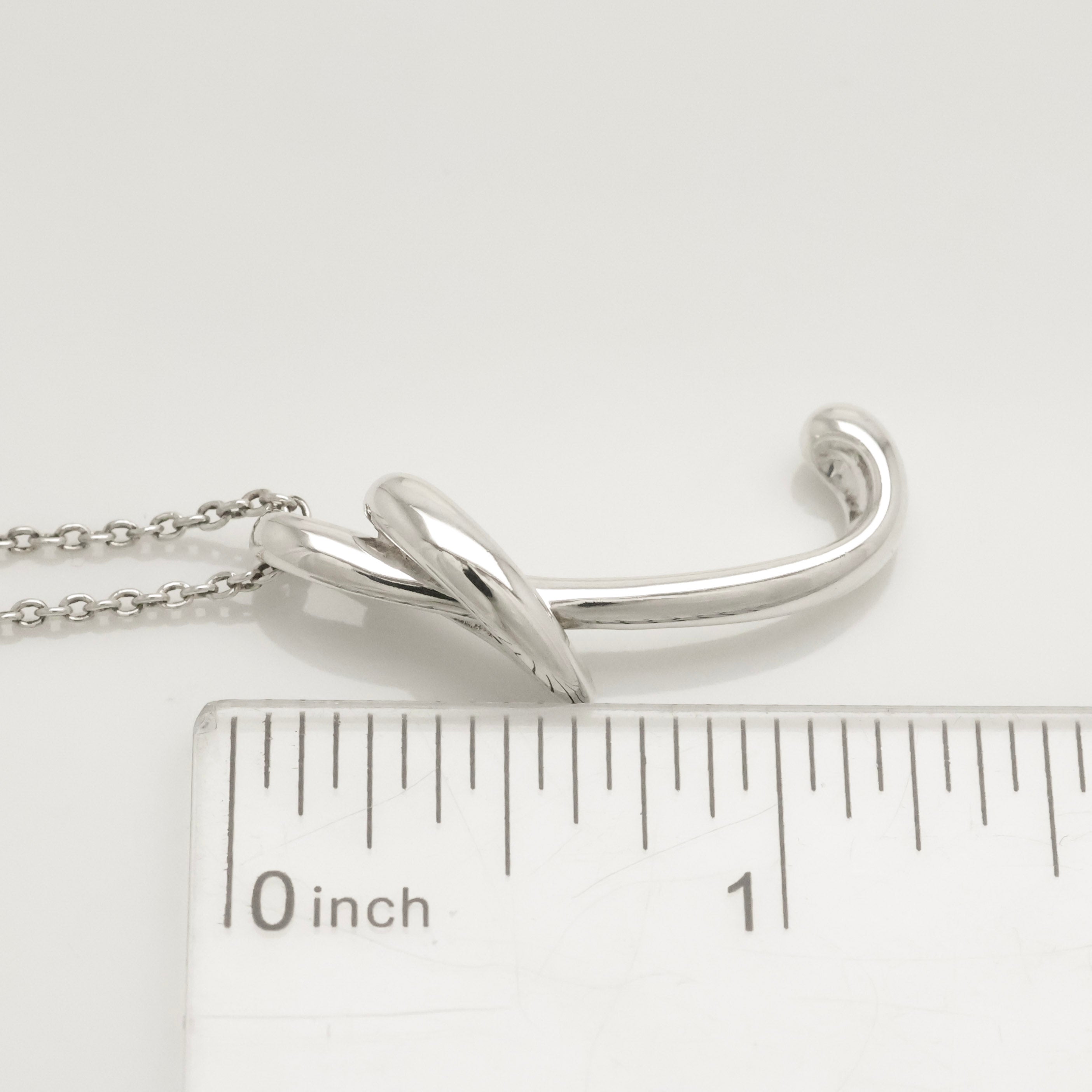 TIFFANY&Co. レター イニシャル T エルサペレッティ ネックレス AG925