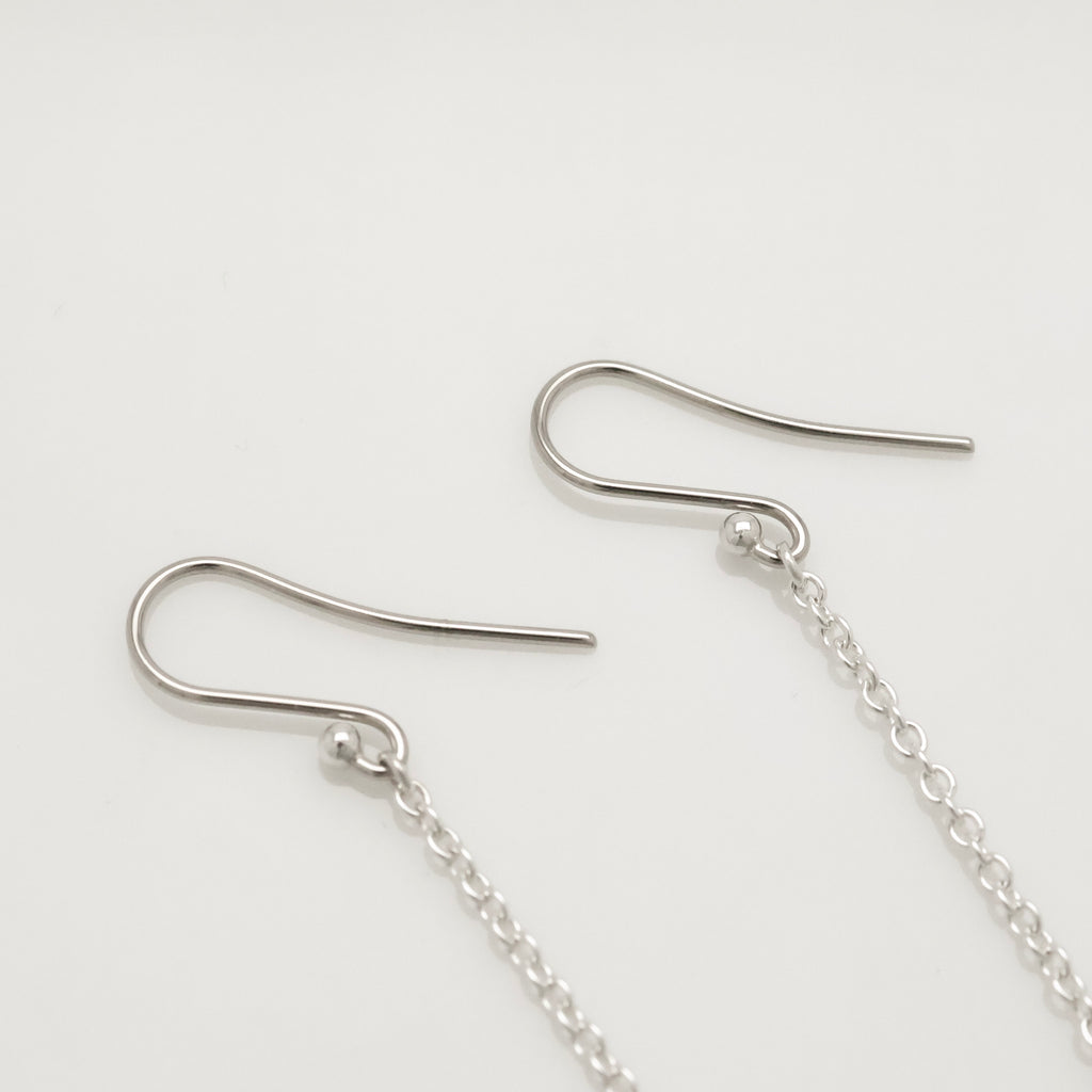 TIFFANY&Co. オープンハート エルサペレッティ ドロップ フック ピアス AG925