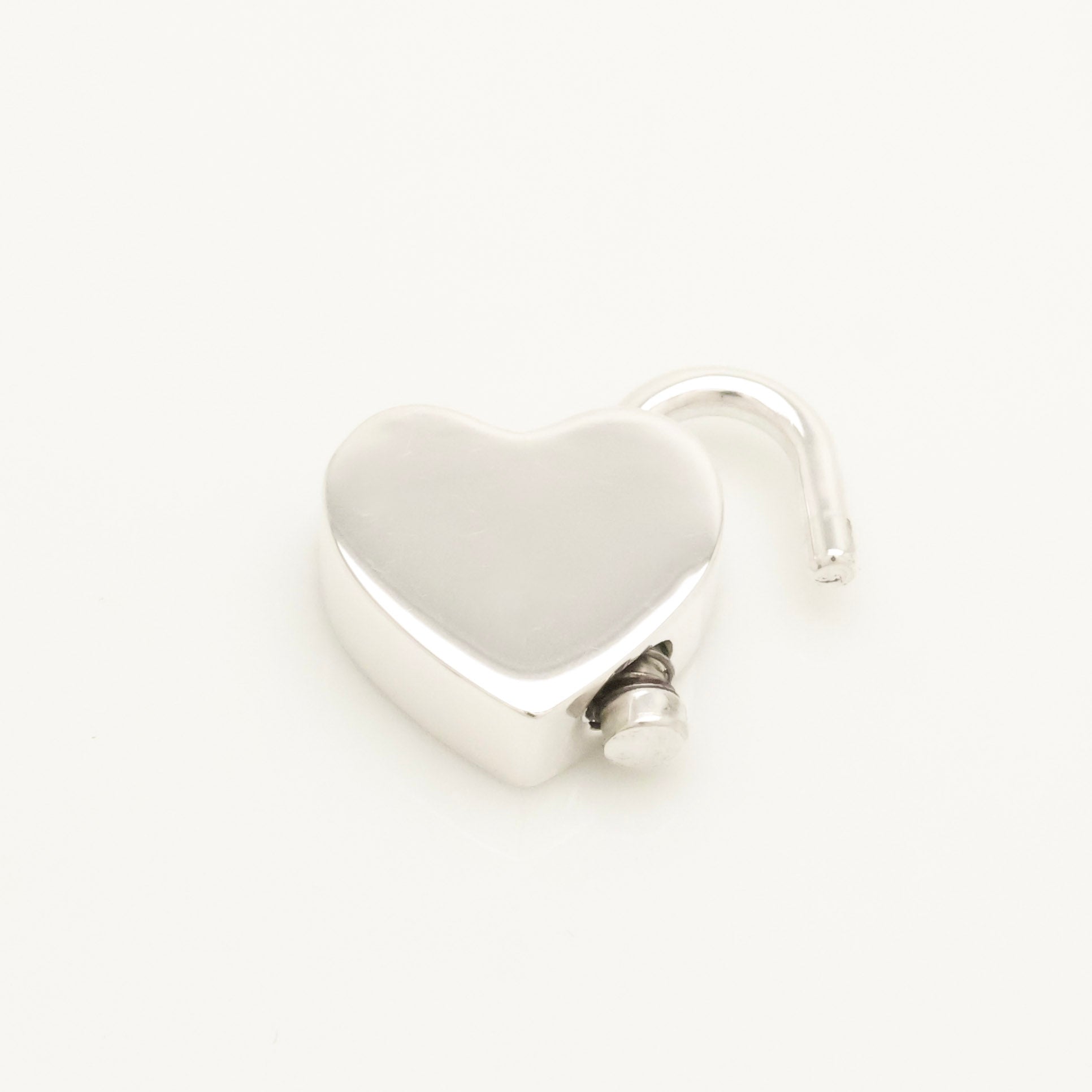 Tiffany & Co. Heart Lock Padlock Pendant Charm Sterling Silver 925