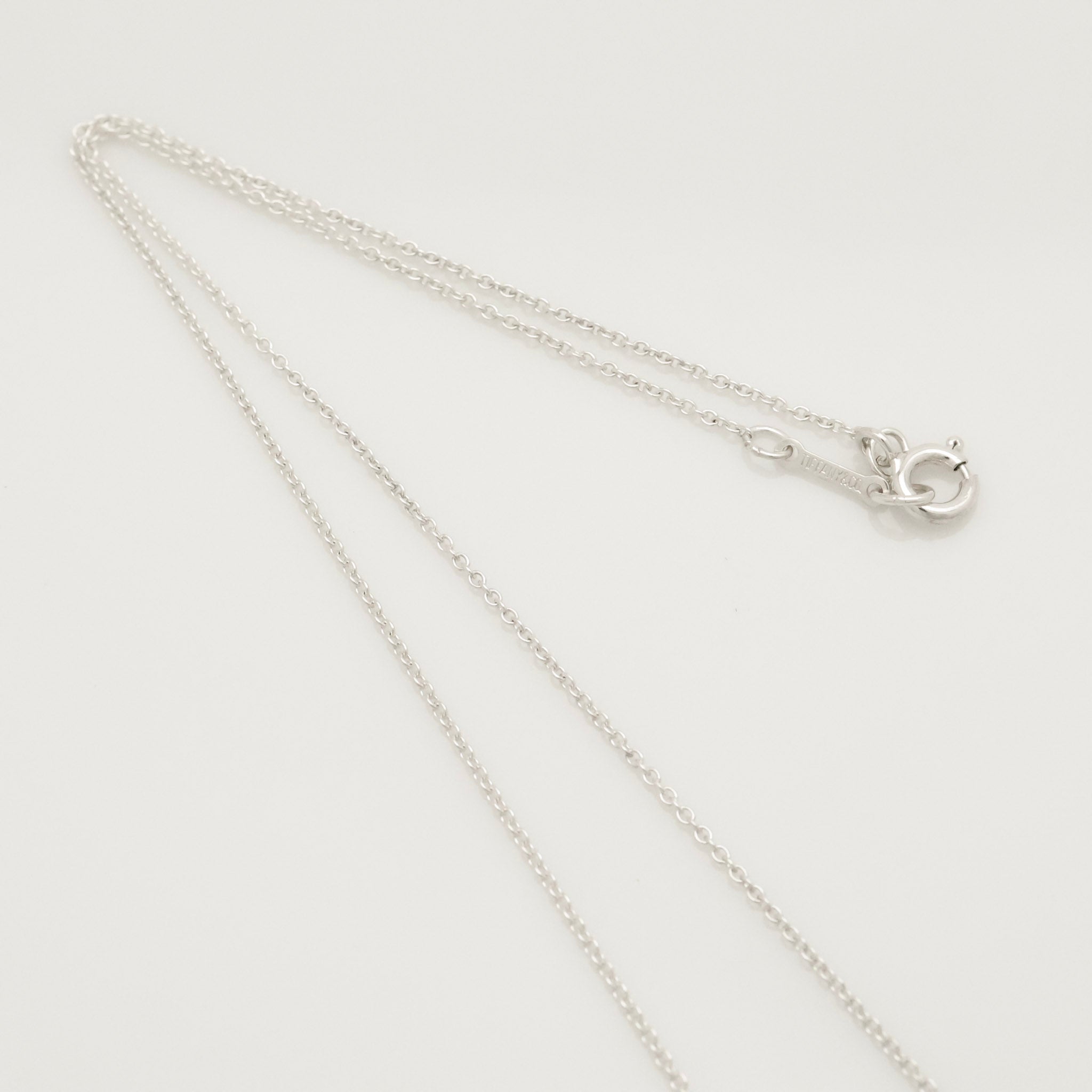  Tiffany & Co. Peretti Large  Bean Necklace  Sterling Silver 925 
