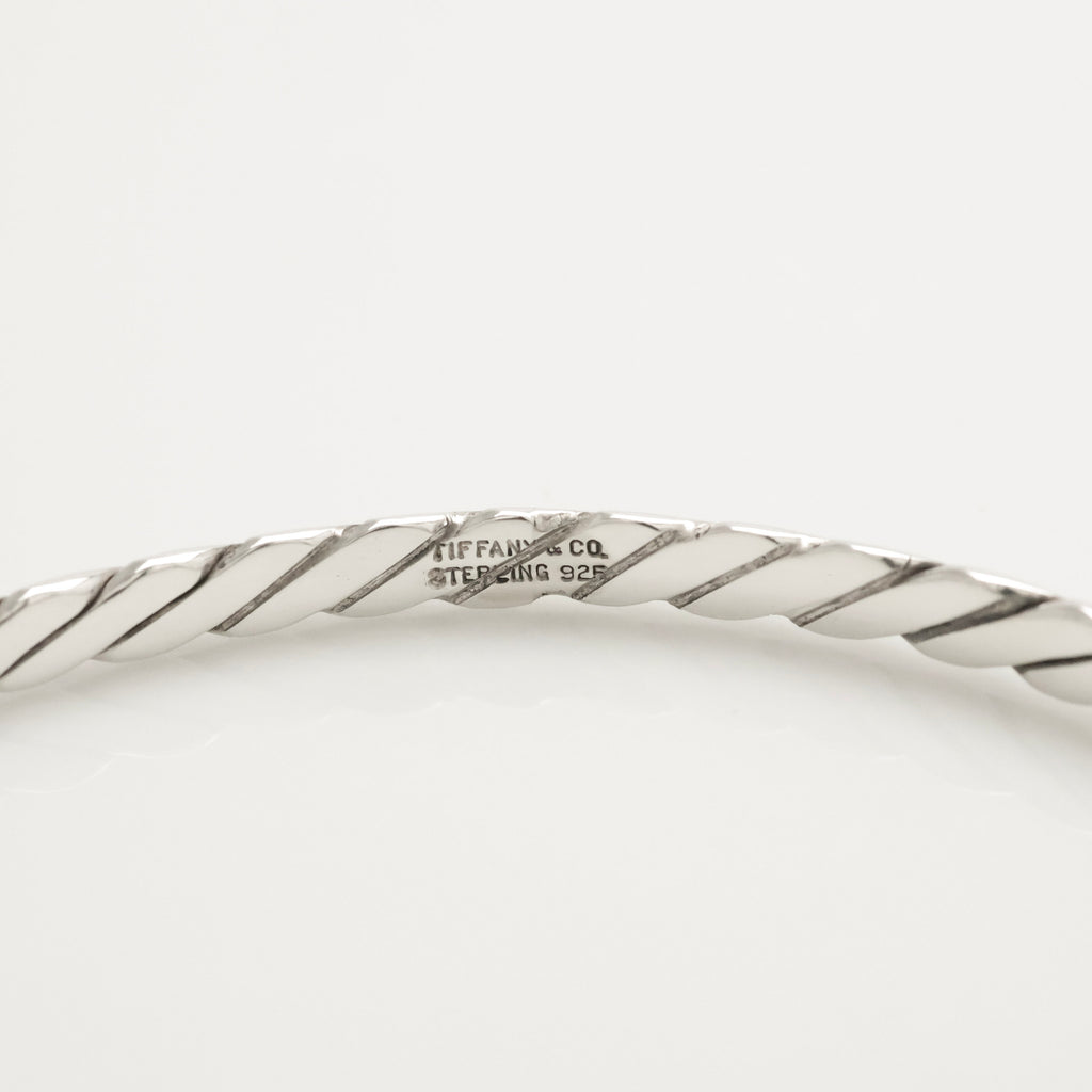 TIFFANY&Co. ツイスト ロープ バングル ブレスレット AG925