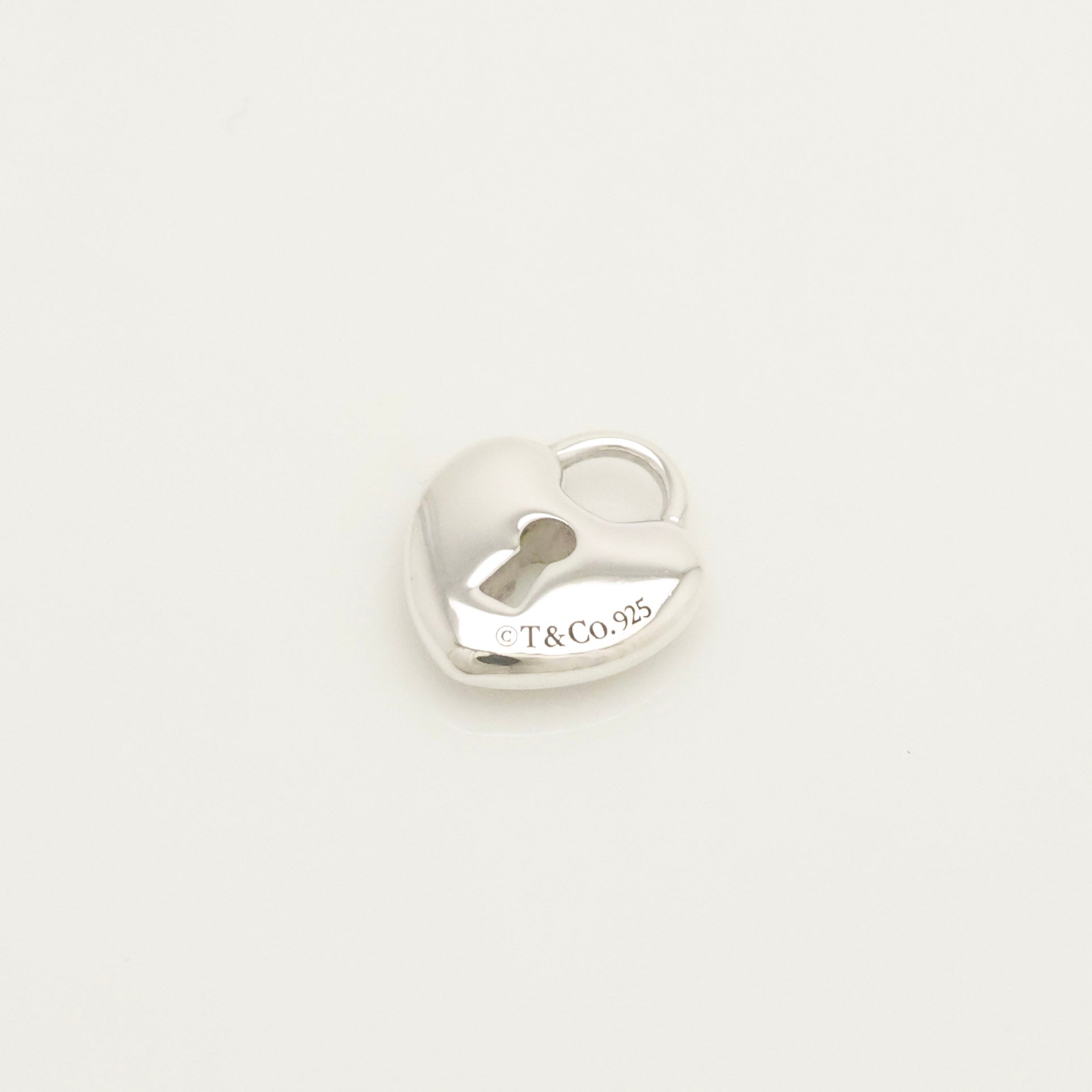 TIFFANY&Co. ハート ロック キーホール チャーム AG925