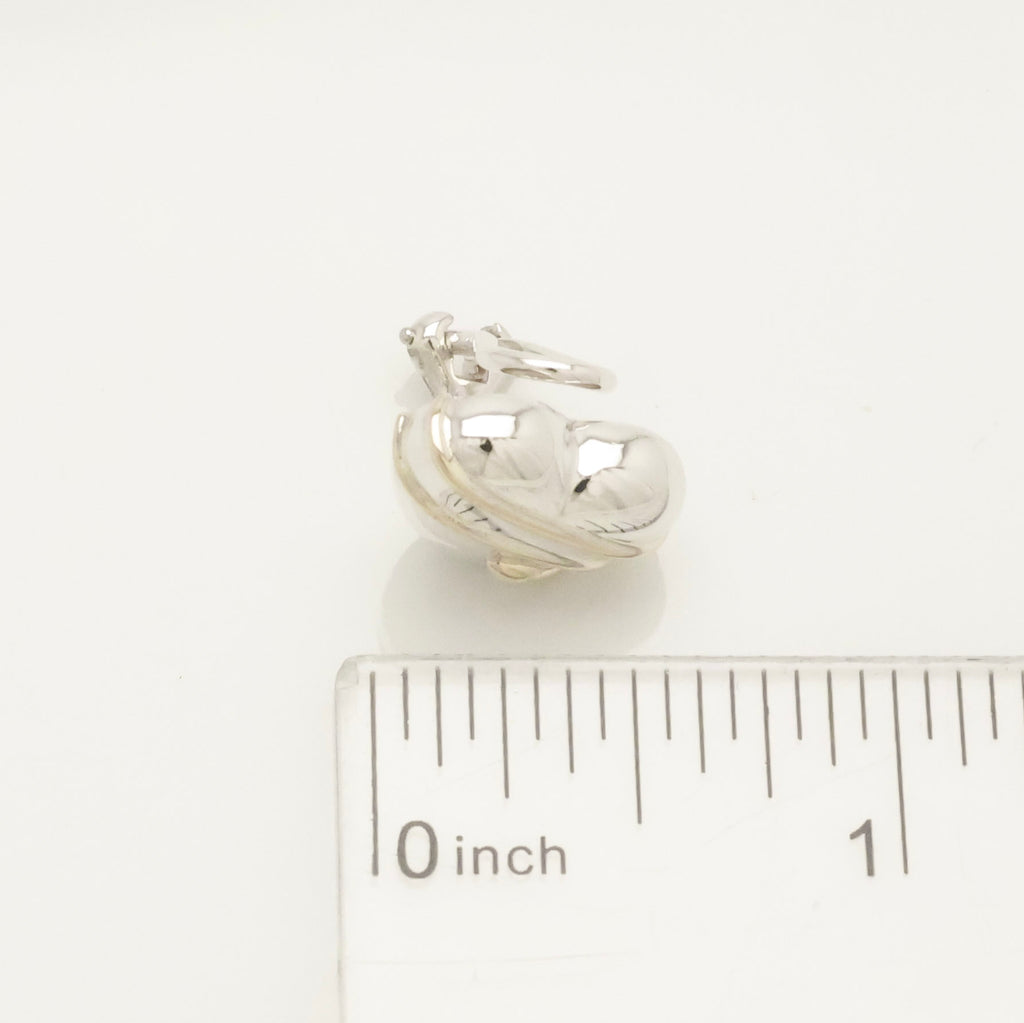 TIFFANY&Co. ハート アロー キューピット コンビ クリップ ピアス AG925 AU750