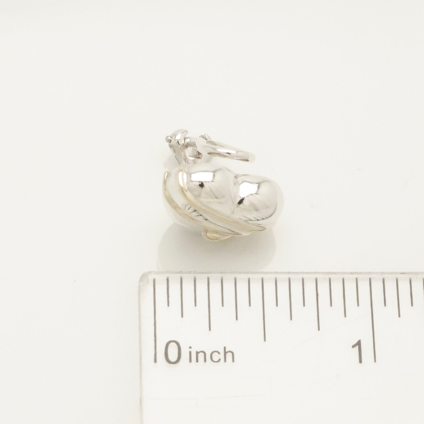 TIFFANY&Co. ハート アロー キューピット コンビ クリップ ピアス AG925 AU750