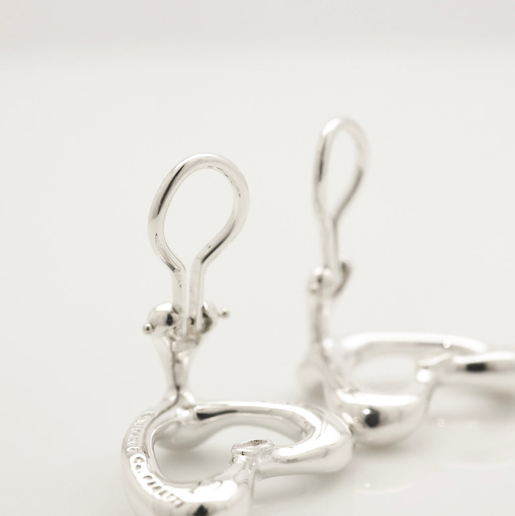 TIFFANY&Co. オープンハート エルサペレッティ クリップ イヤリング AG925