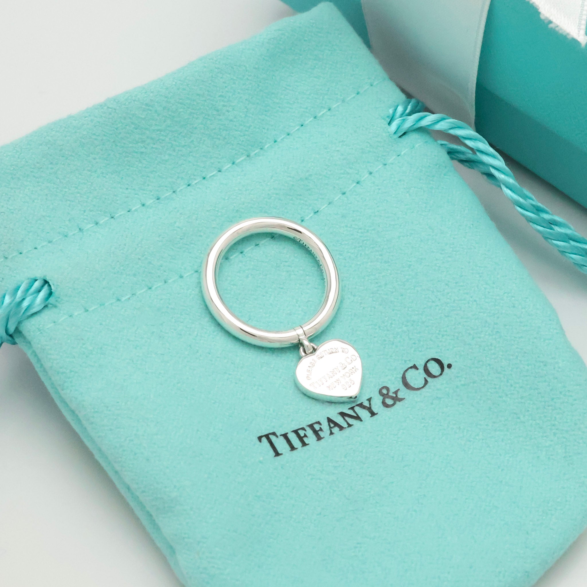 TIFFANY&Co. リターントゥ ティファニー ハート タグ リング 8 号 AG925