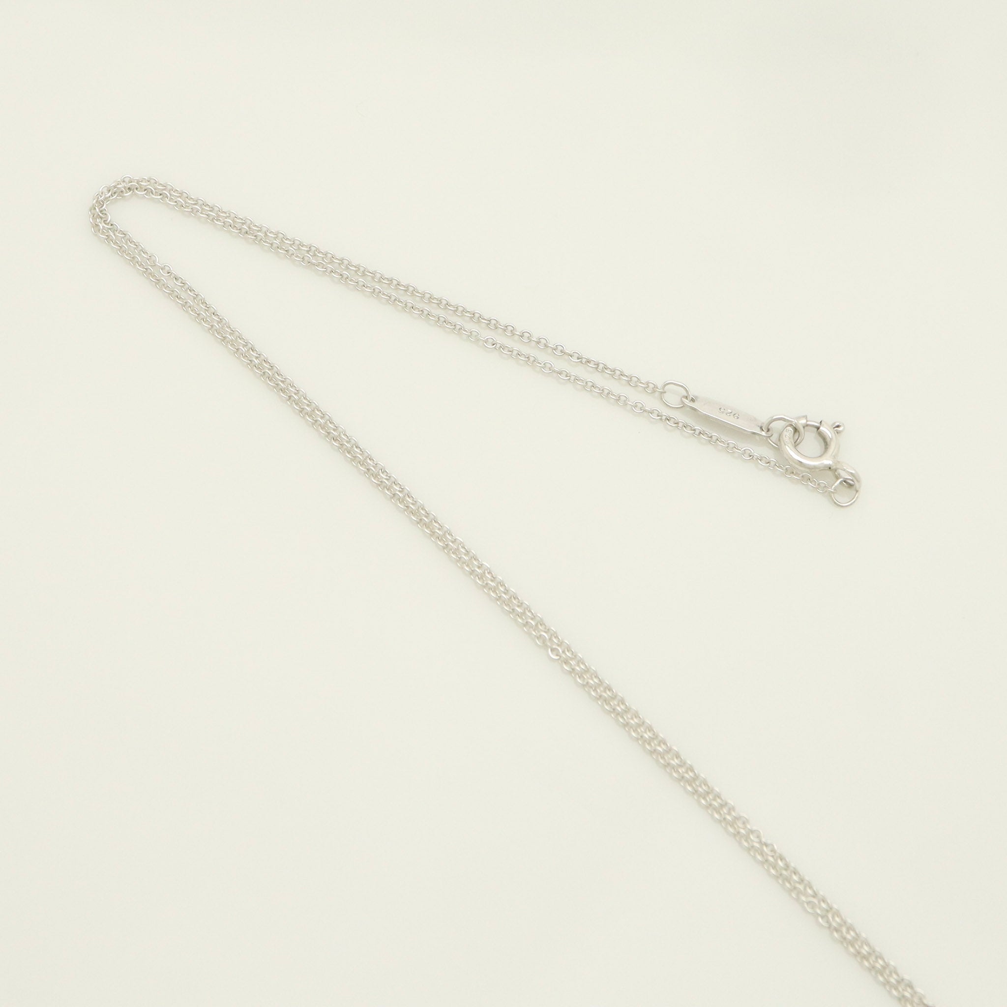 Tiffany & Co. Round Circle Pendant Necklace Sterling Silver 925