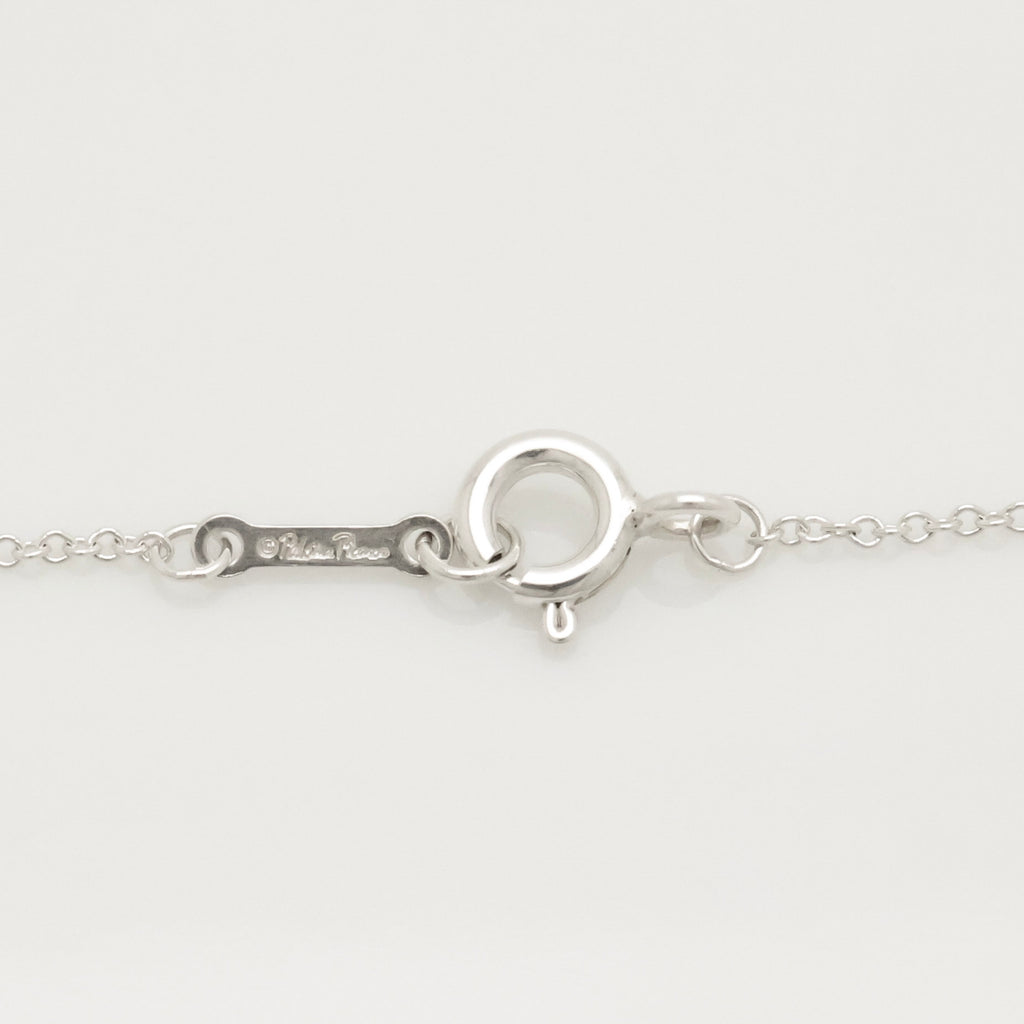 Tiffany & Co. Mini X Kiss Cross Pendant Necklace Sterling Silver 925 