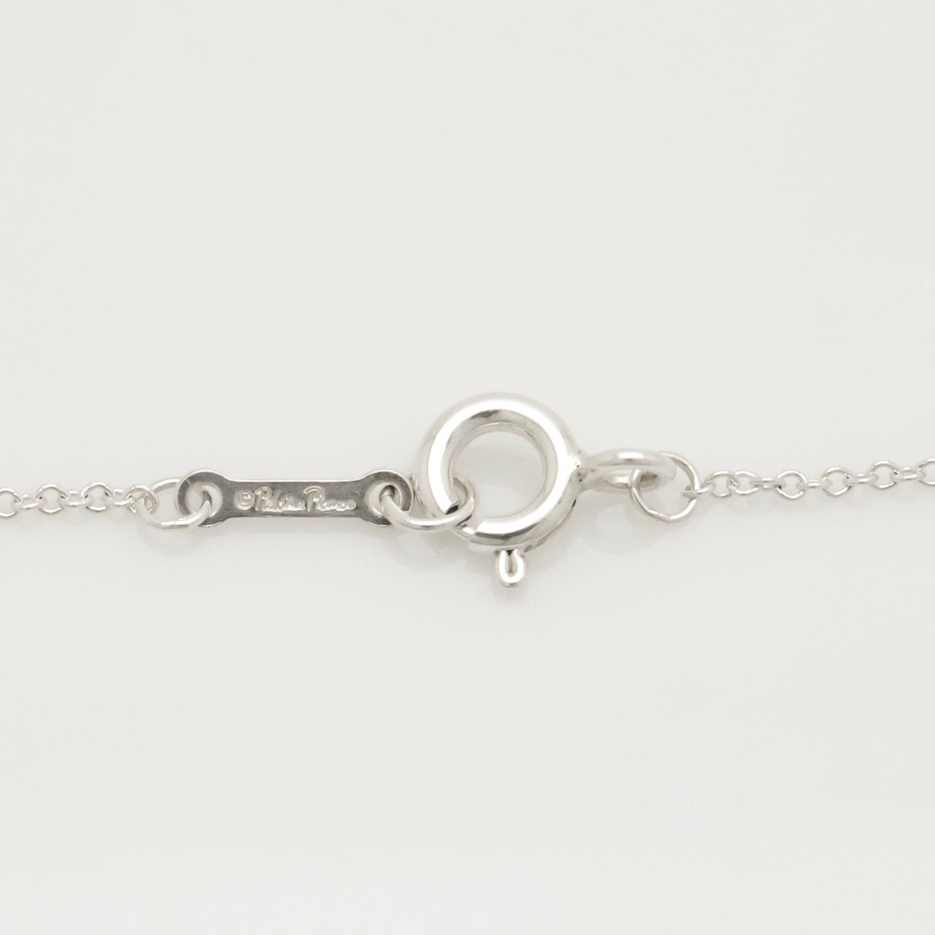 Tiffany & Co. Mini X Kiss Cross Pendant Necklace Sterling Silver 925 