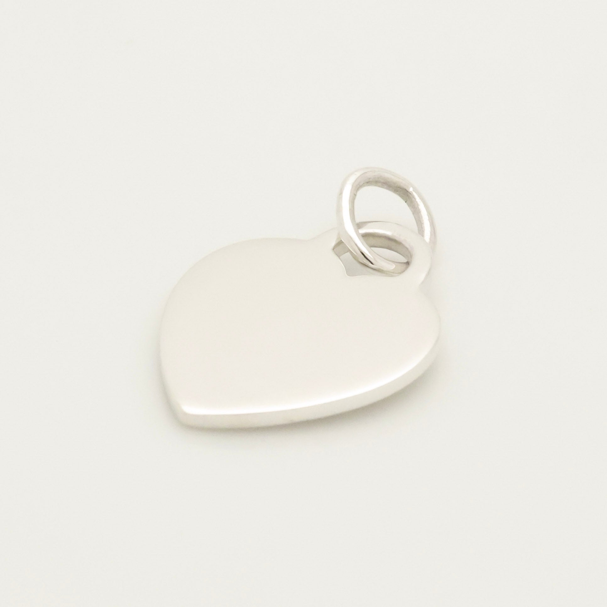 Tiffany & Co. Heart Tag Pendant Charm Sterling Silver 925 