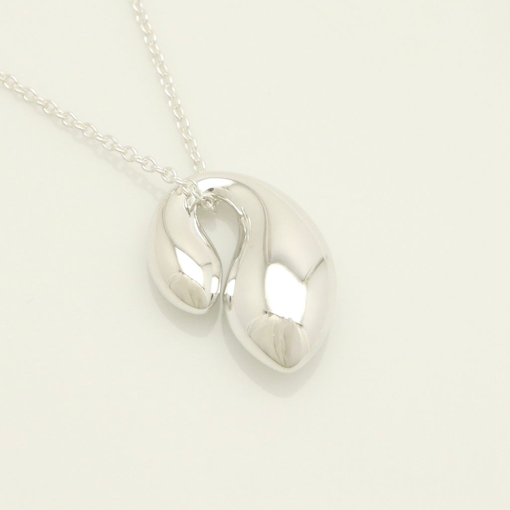 Tiffany & Co. Elsa Peretti Sterling Silver Double Teardrop Pendant Necklace Sterling Silver 925