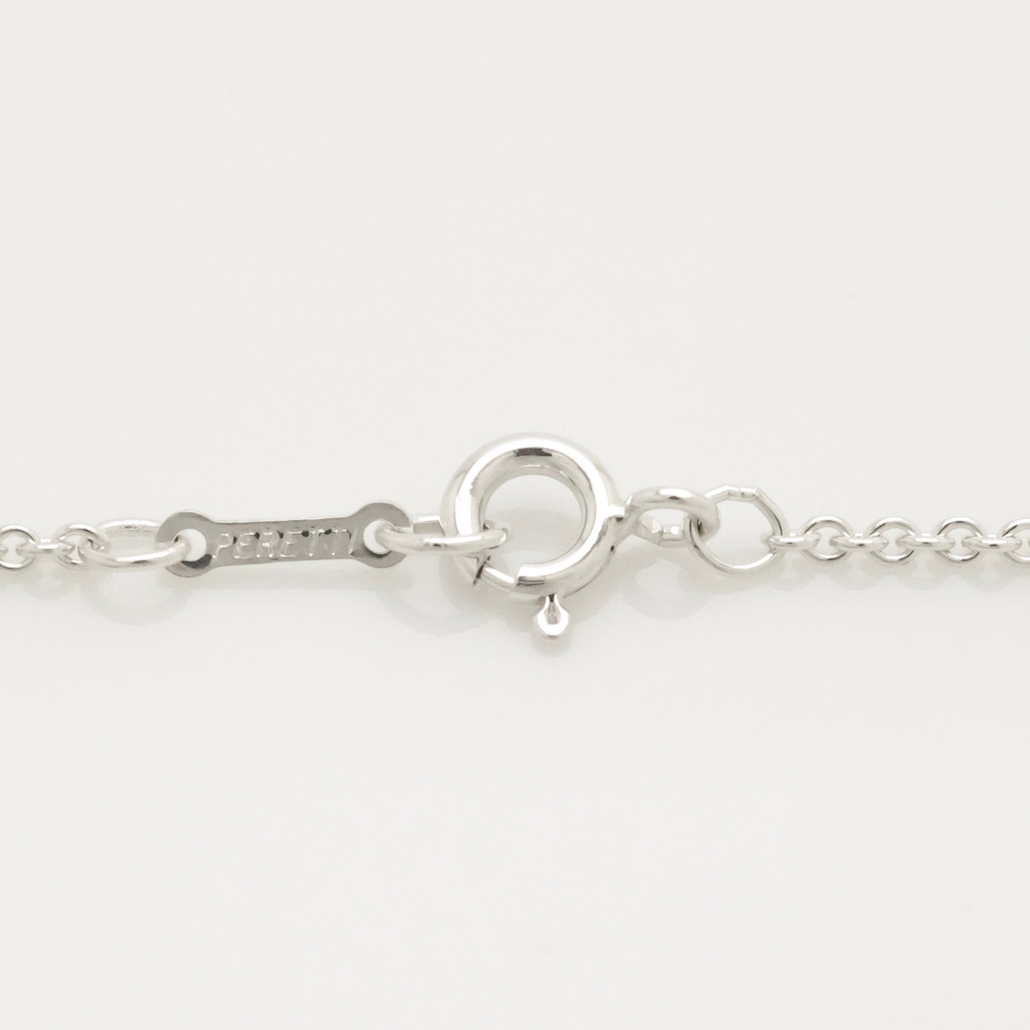  Tiffany & Co. Peretti Large  Bean Necklace  Sterling Silver 925 