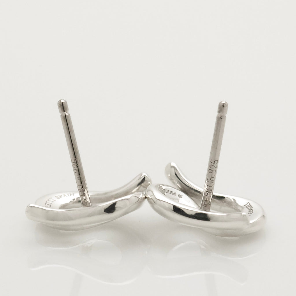 TIFFANY&Co. オープン ウェーブ エルサペレッティ スタッド ピアス AG925