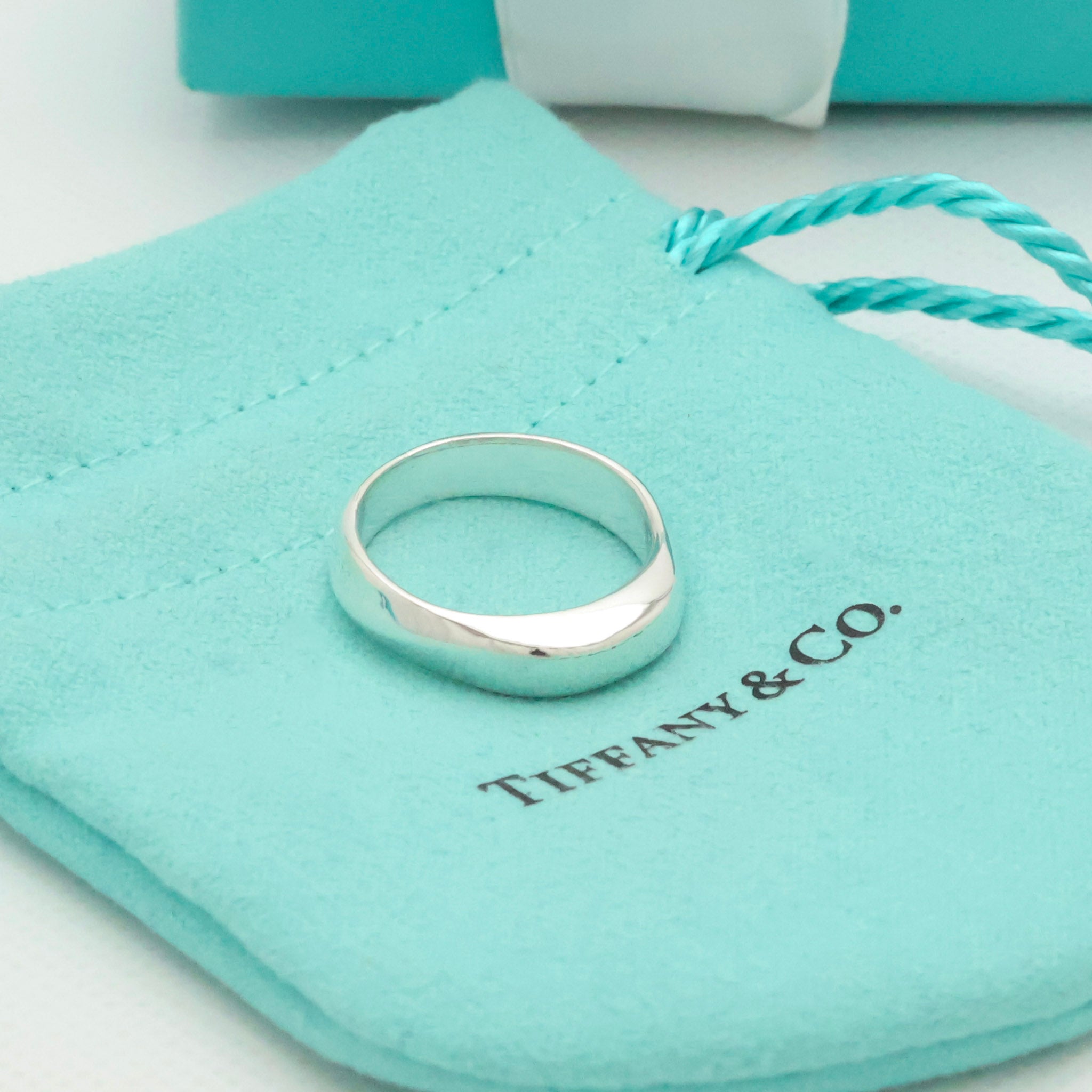 TIFFANY&Co. ナイフエッジ リング 14.5 号 AG925