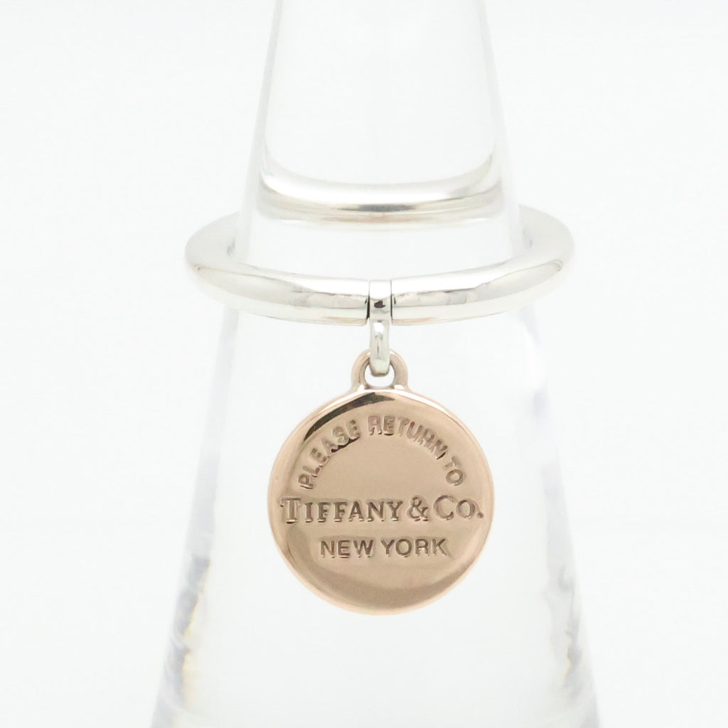 TIFFANY&Co. リターントゥ ティファニー ラウンド タグ ルベドメタル リング 7 号 AG925