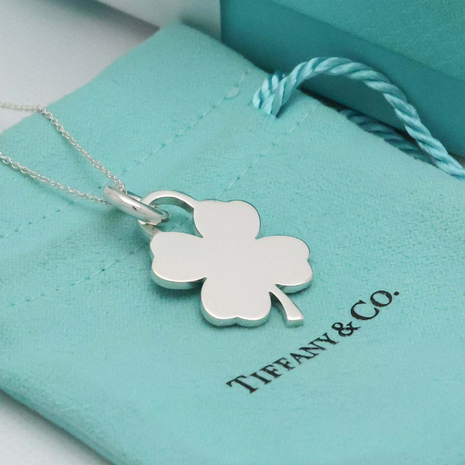 TIFFANY&Co. クローバー 四葉 ネックレス AG925