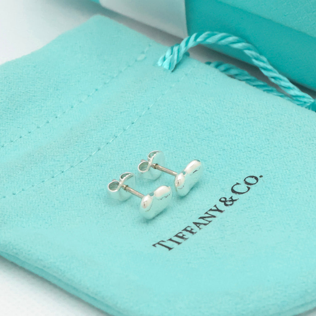 TIFFANY&Co. ビーン エルサペレッティ スタッド ピアス AG925