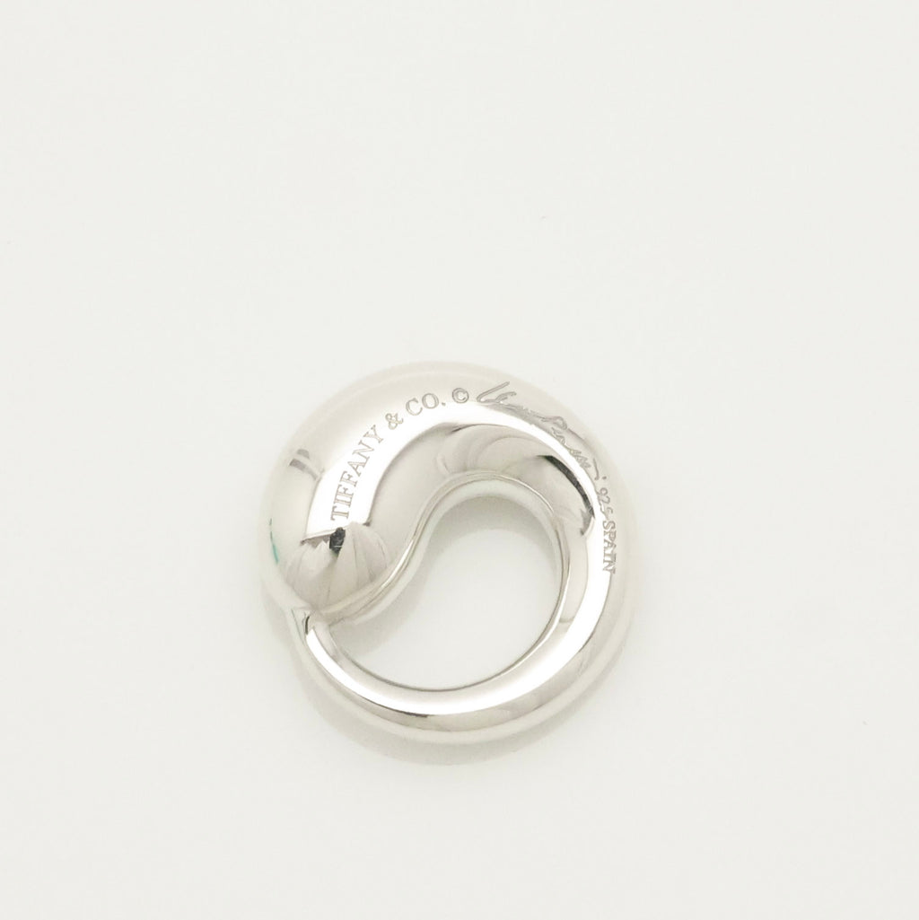 Tiffany & Co. MEDIUM Eternal Circle Pendant Charm Sterling Silver 925 