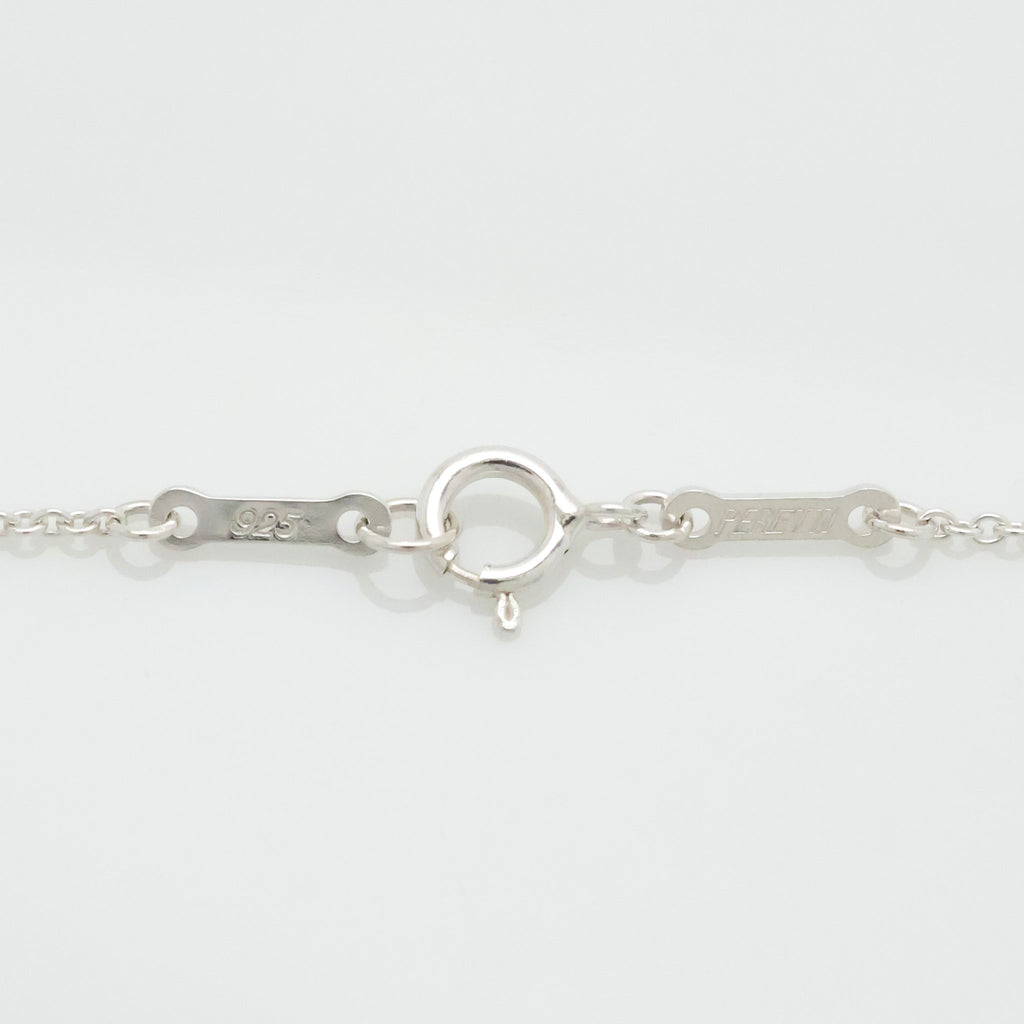 Tiffany & Co. Initial Letter "S" Pendant Necklace Sterling Silver 925